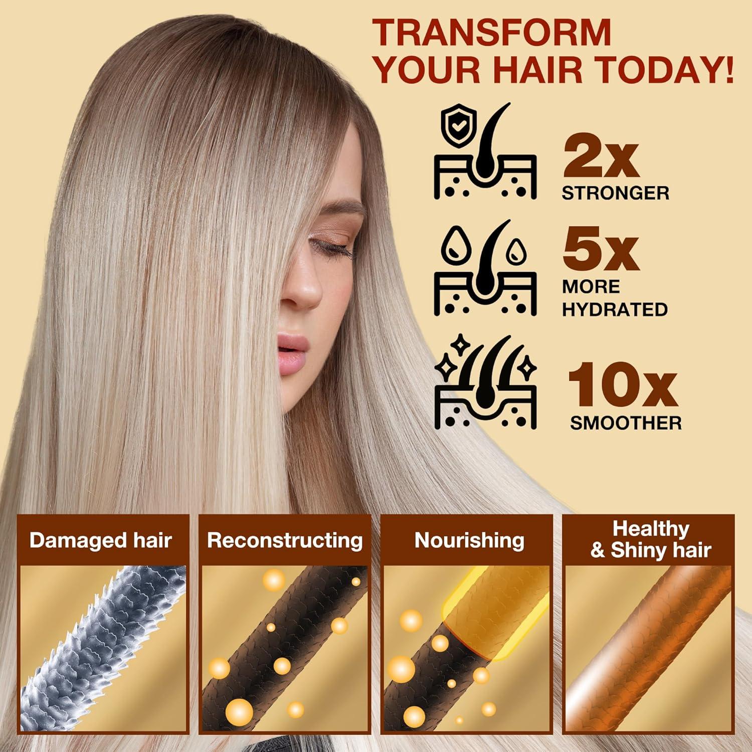 Mascarilla Hidratante para Cabello Dañado Kinpur 300g - Queratina y Colágeno