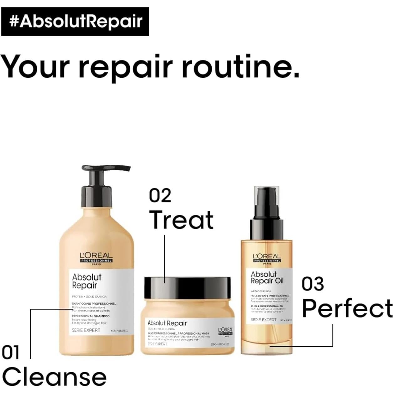 Mascarilla Capilar L'Oréal Professionnel 280g Reparación Brillo