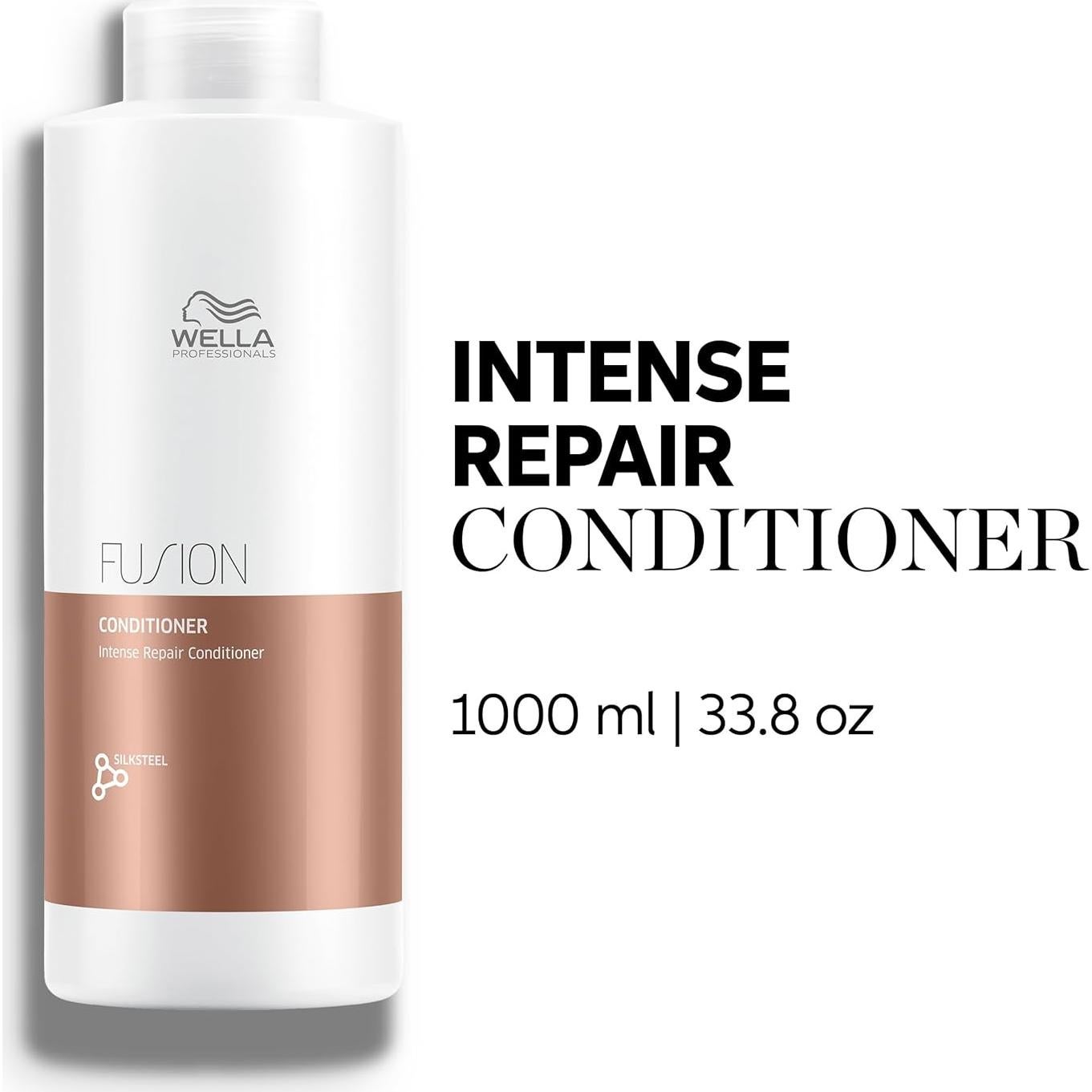 Acondicionador Wella Professionals Fusion 1000ml Reparador