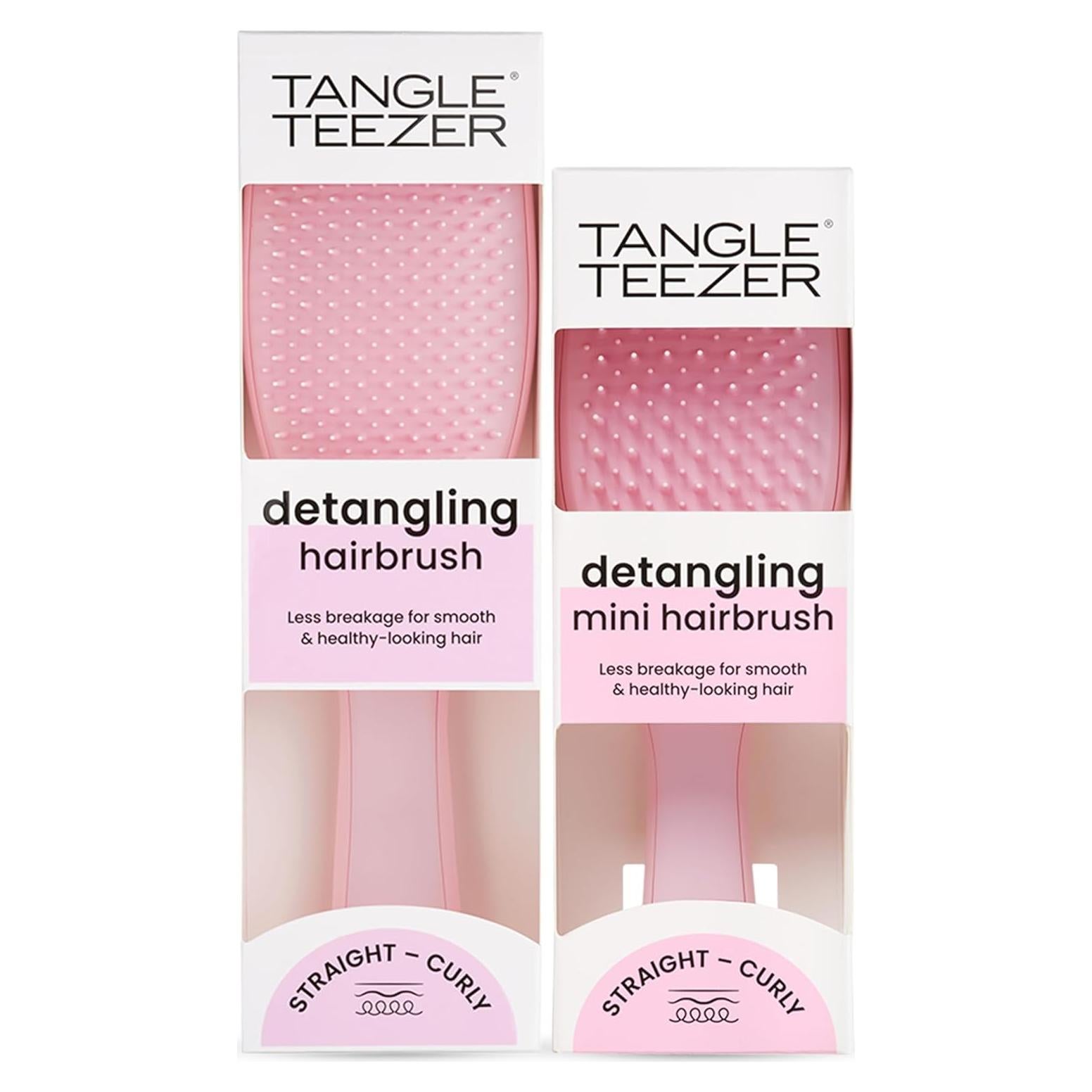 Cepillo Desenredante Tangle Teezer Duo Rosa Milenial