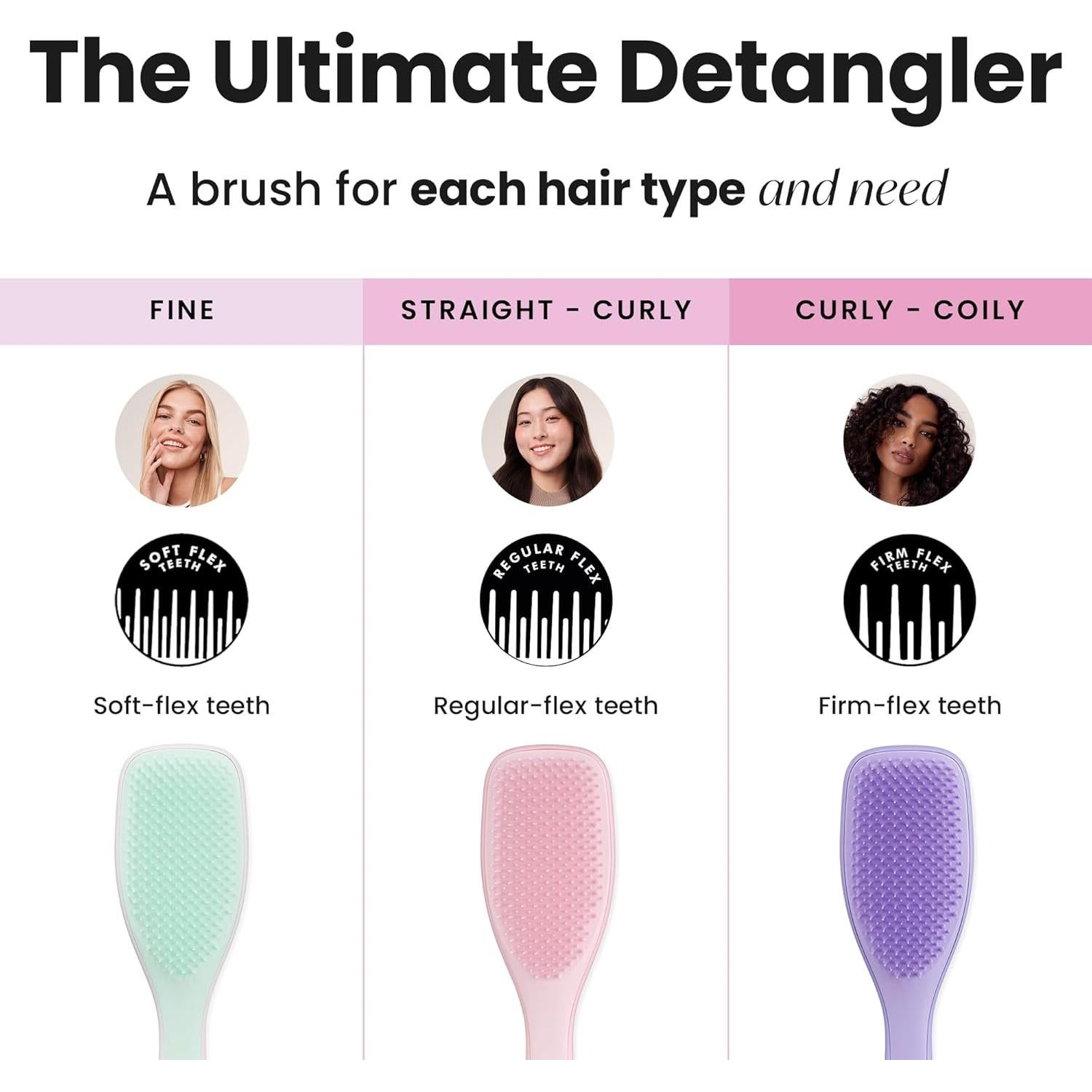 Cepillo Desenredante Tangle Teezer Duo Rosa Milenial