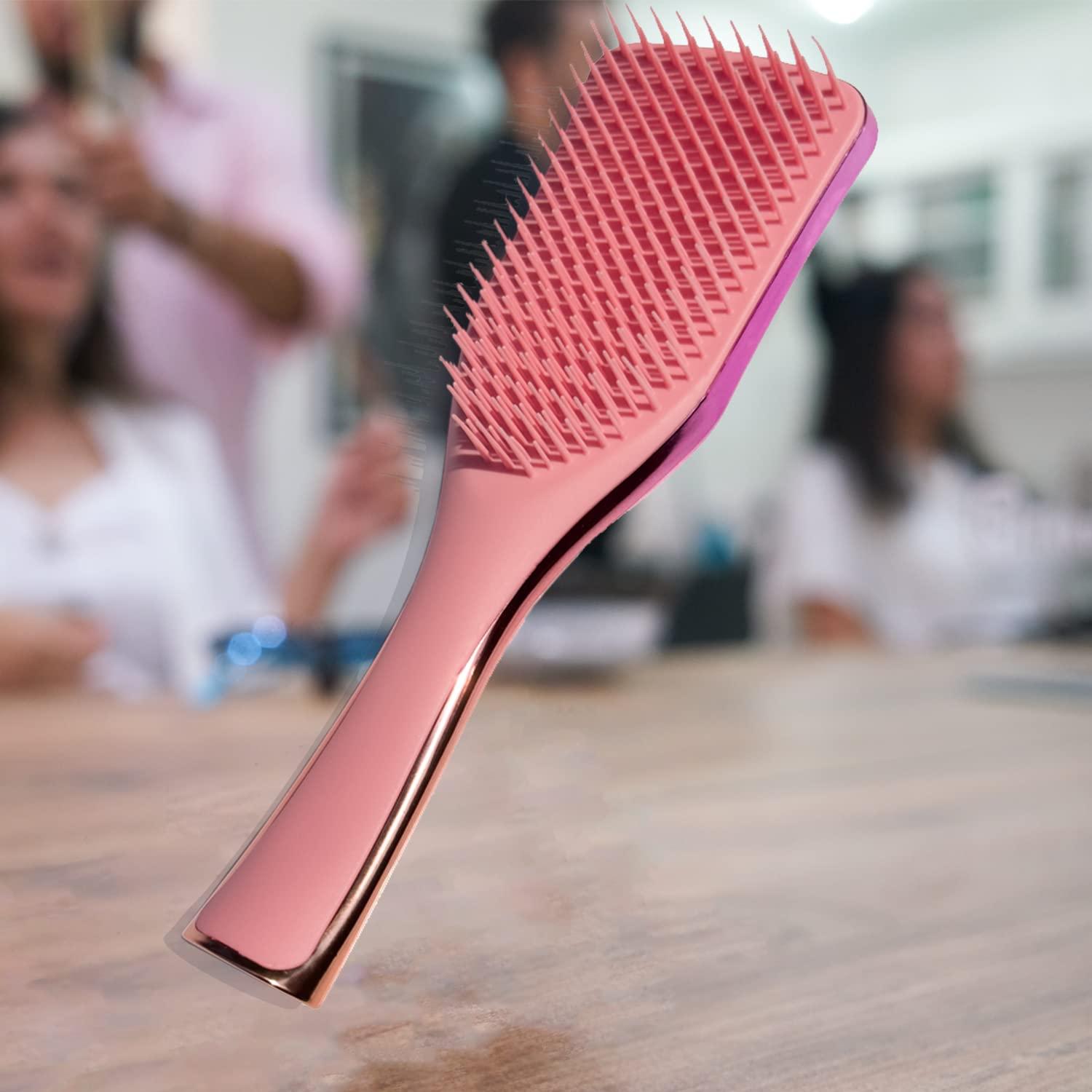 Cepillo Desenredante WYNK 2 Paquete Verde Oscuro y Violeta