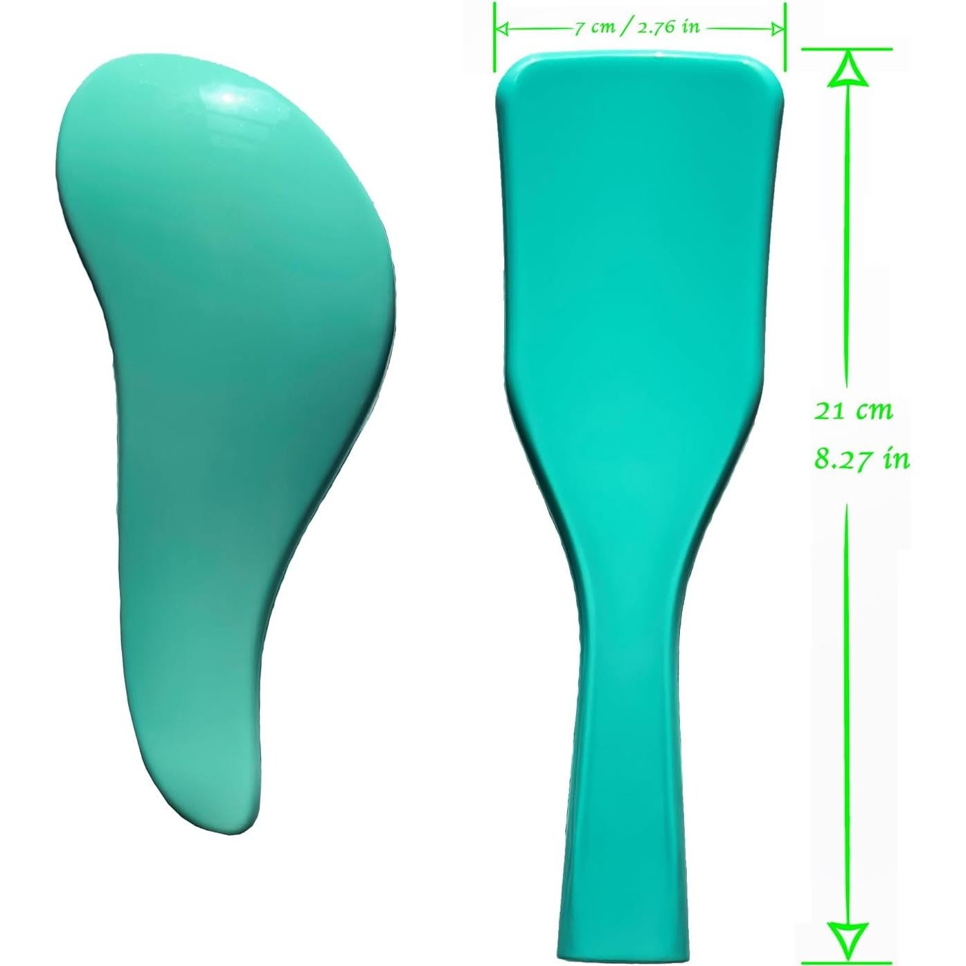 Cepillo Desenredante WYNK 2 Paquete Verde Oscuro y Violeta