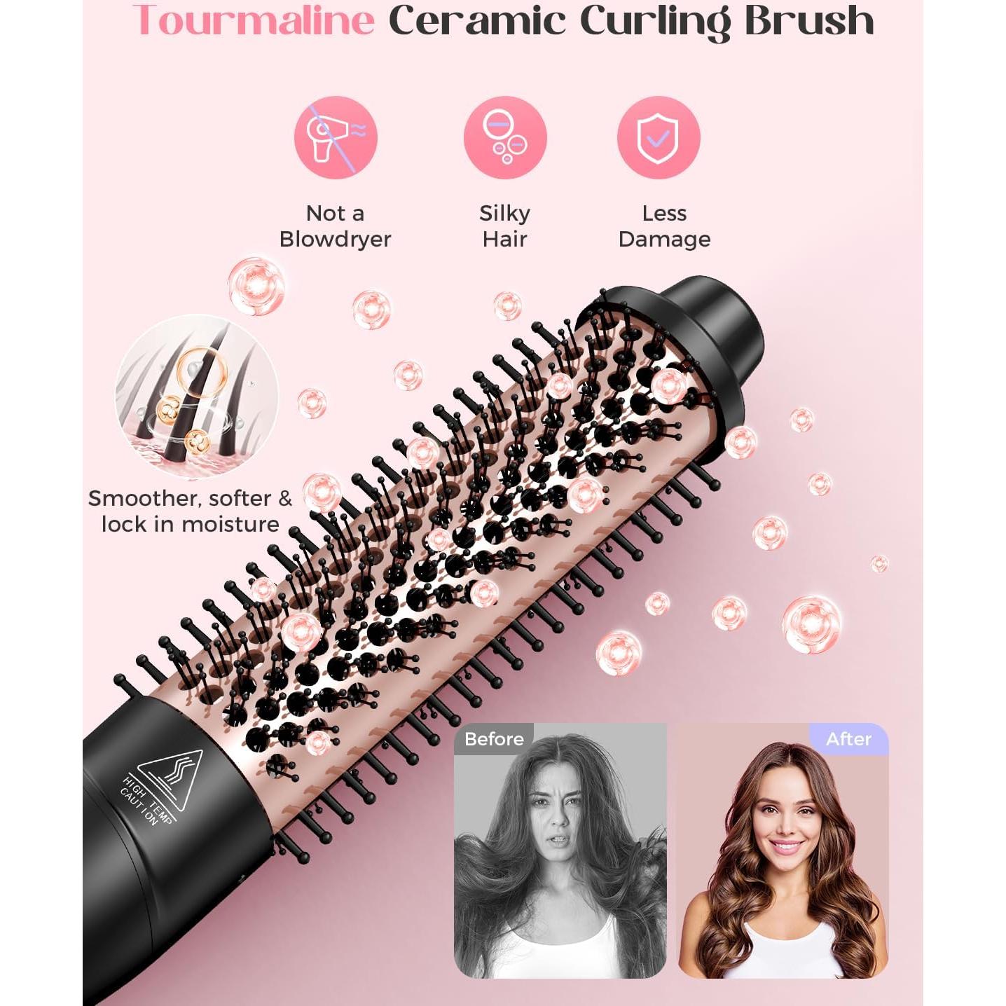 Set de Plancha de Rizar 5 en 1 Lopeie Oro Rosa 0.99 kg