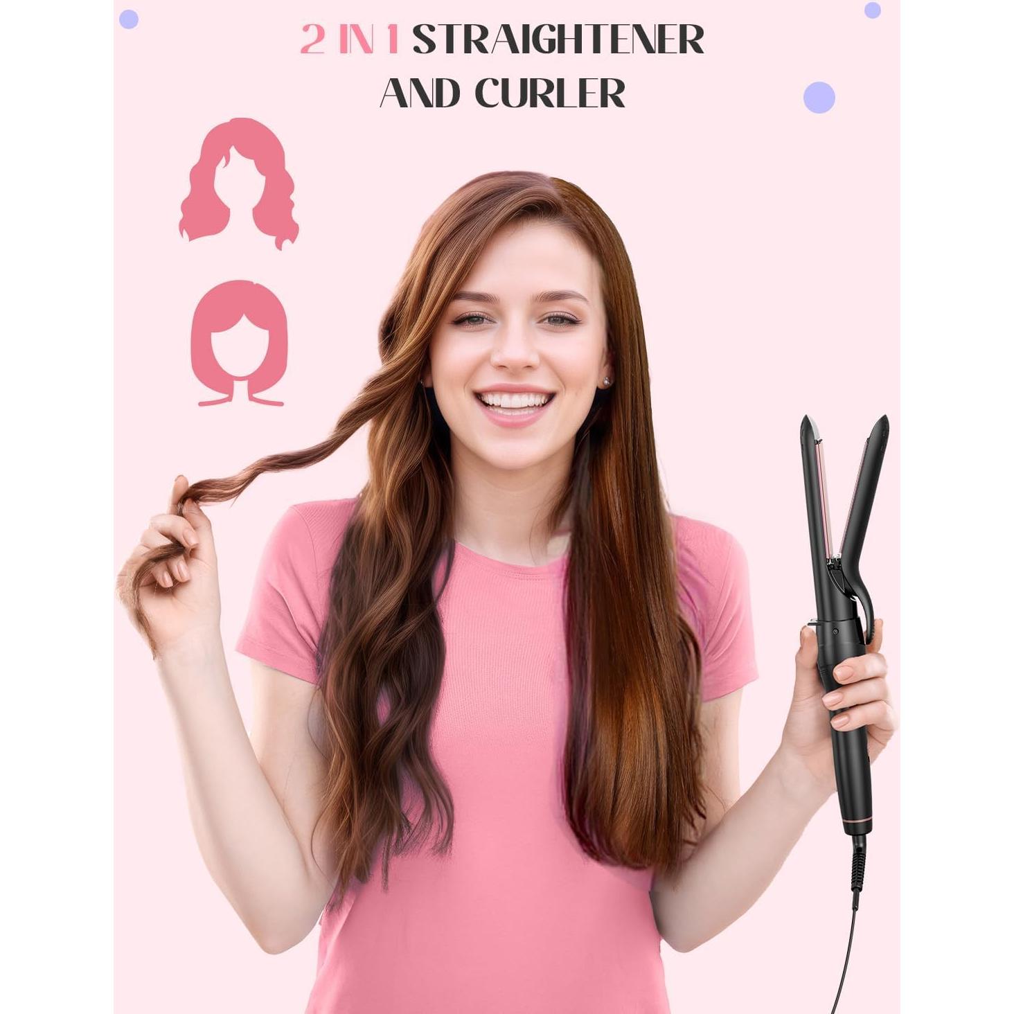 Set de Plancha de Rizar 5 en 1 Lopeie Oro Rosa 0.99 kg