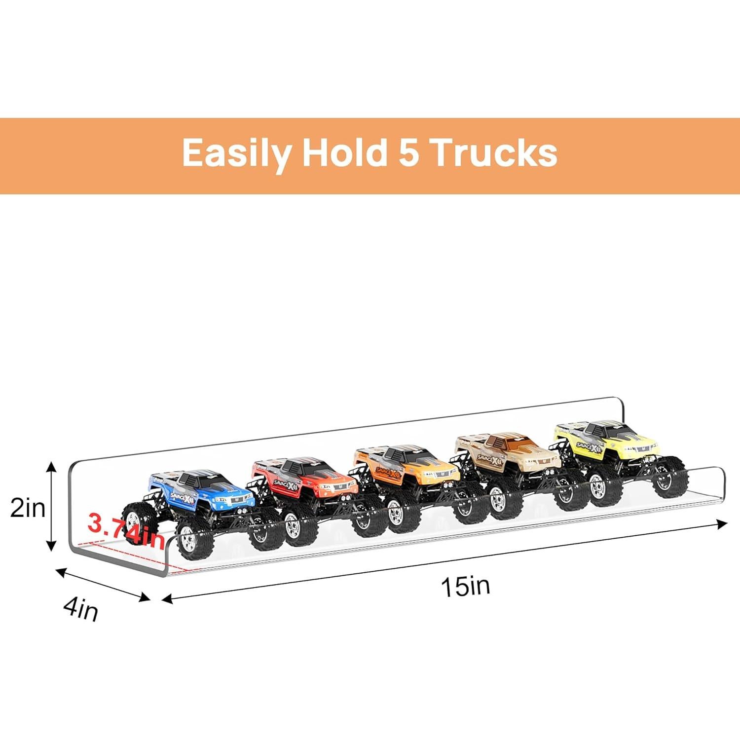 Estantes Acrílicos Flotantes Upsimples 12 Piezas 38.1 cm