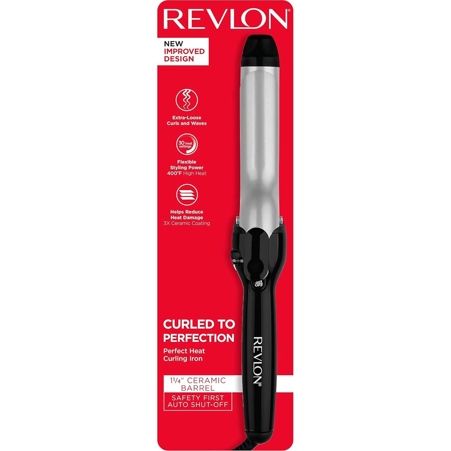 Rizador de Cabello Revlon Perfect Heat 3.2 cm Cerámica