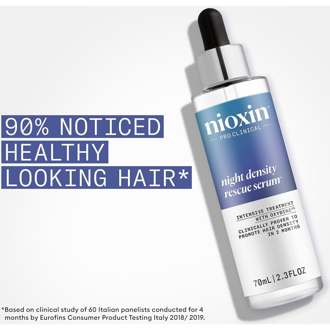 Suero Nioxin Night Density Rescue 70.87 ml - Tratamiento Cabello