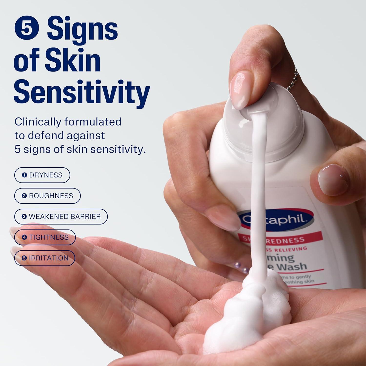 Limpiador Espumoso Cetaphil para Piel Sensible 236 ml