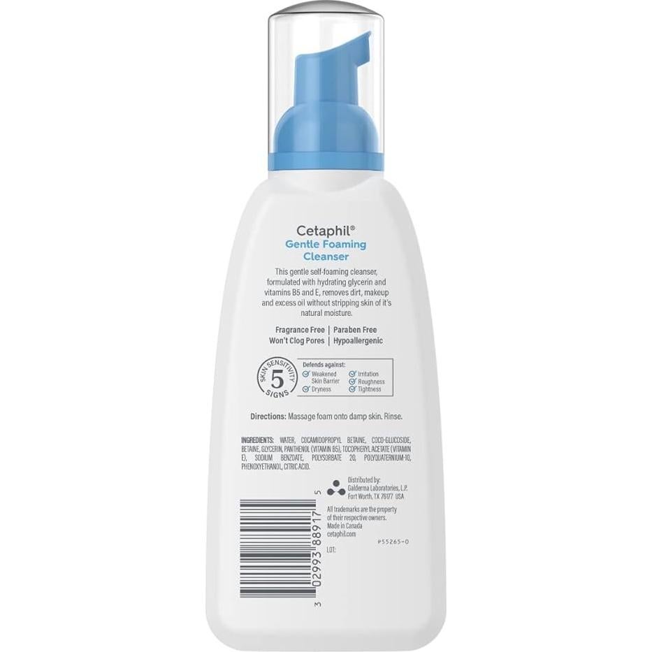 Limpiador Espumoso Suave Cetaphil 2x226g Piel Sensible