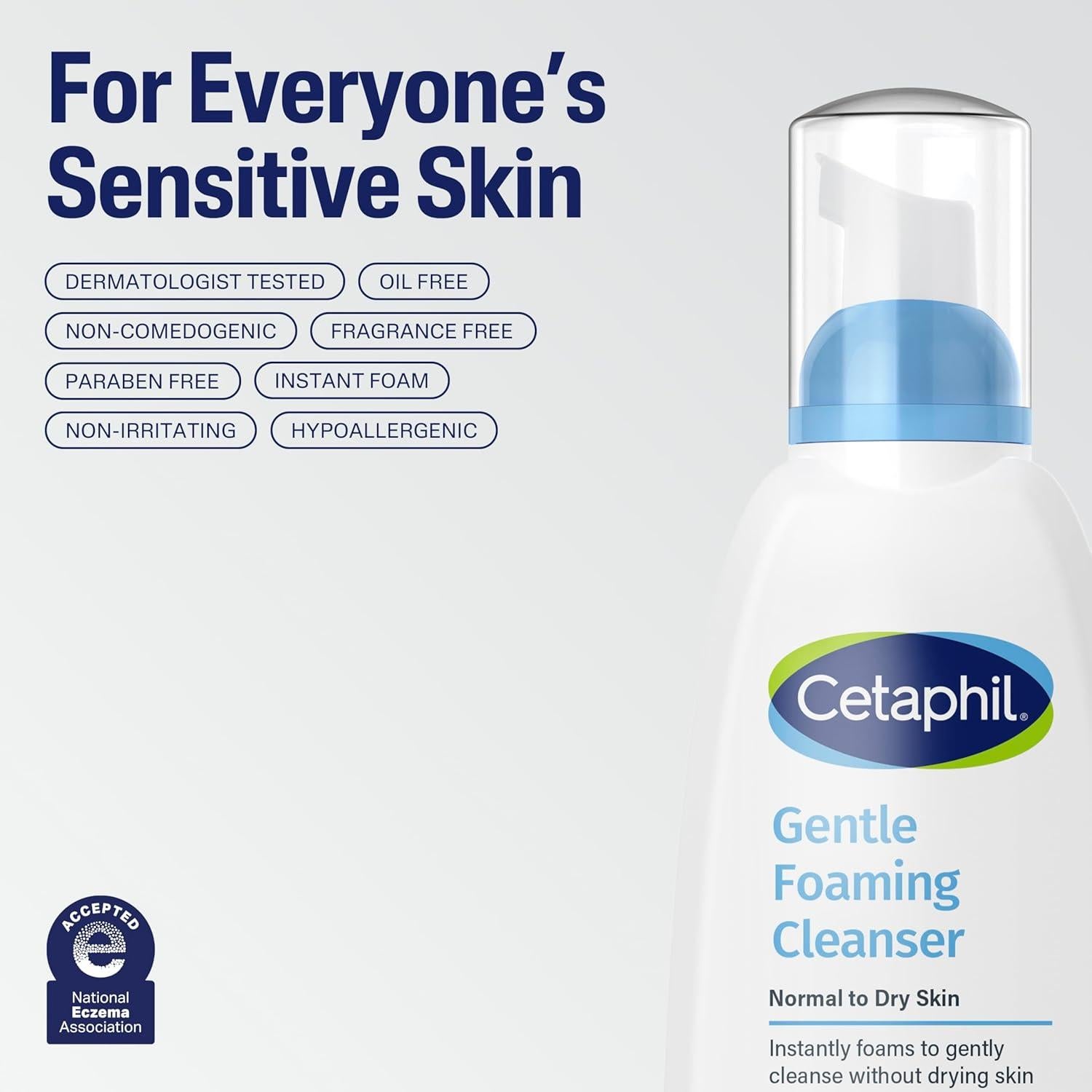 Limpiador Espumoso Suave Cetaphil 2x226g Piel Sensible