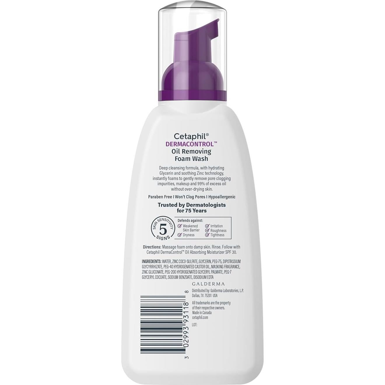 Limpiador Facial Espumoso Cetaphil Pro 8 Onzas para Piel Sensible