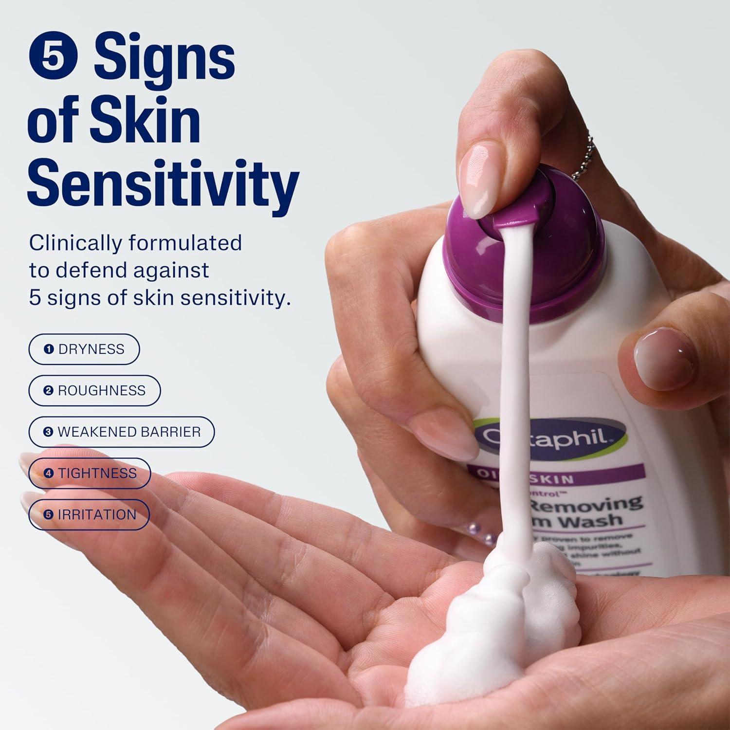 Limpiador Facial Espumoso Cetaphil Pro 8 Onzas para Piel Sensible