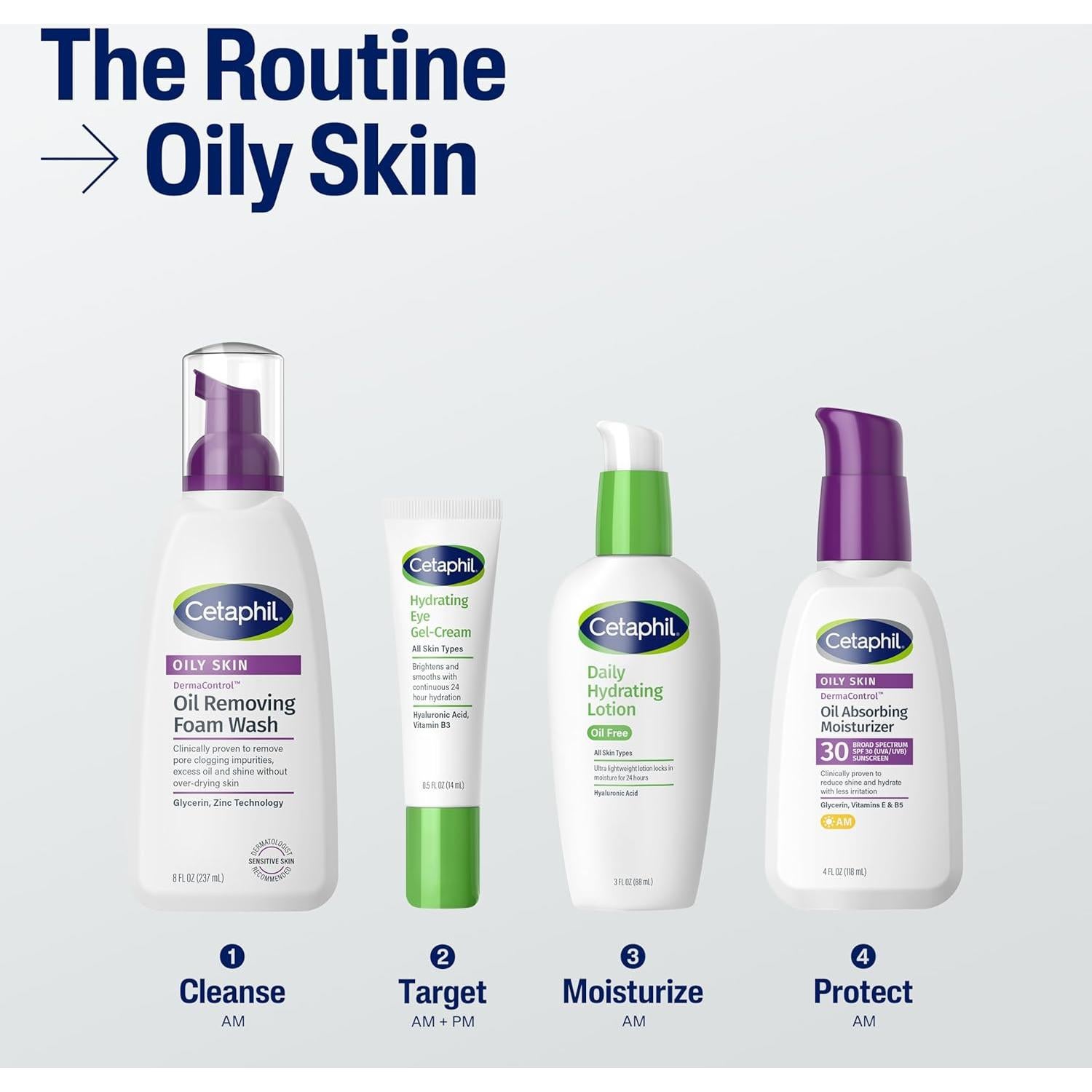 Limpiador Facial Espumoso Cetaphil Pro 8 Onzas para Piel Sensible