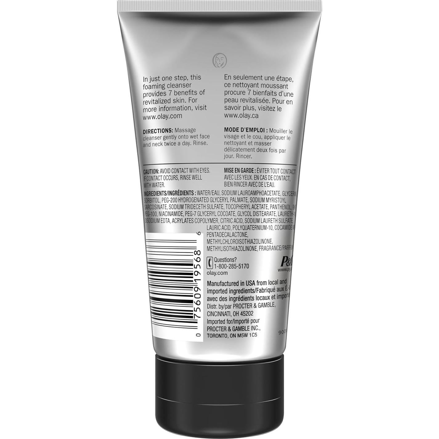 Limpiador Facial Espumoso Olay Total Effects 3x150ml