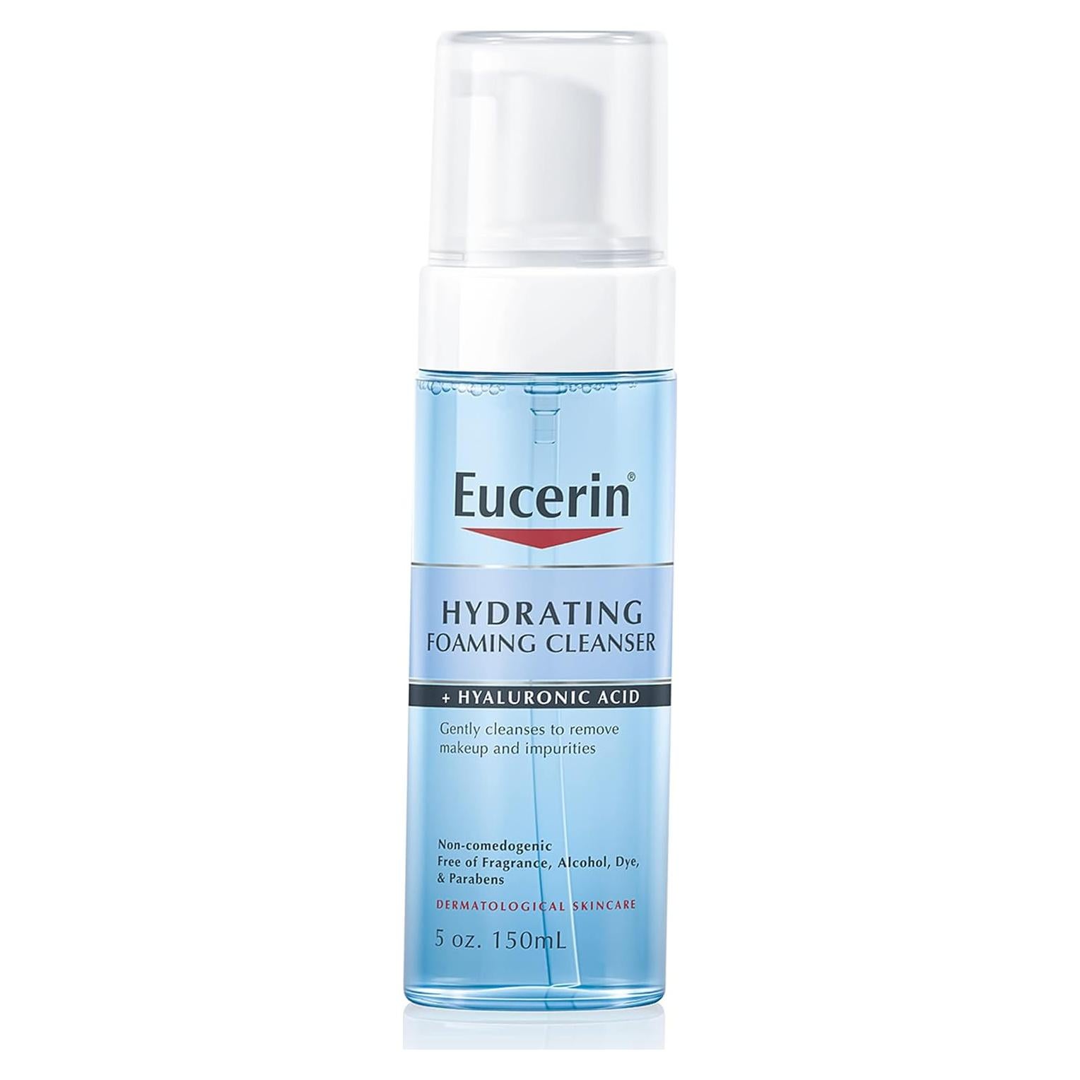 Limpiador Facial Espumoso Eucerin 150 ml con Ácido Hialurónico
