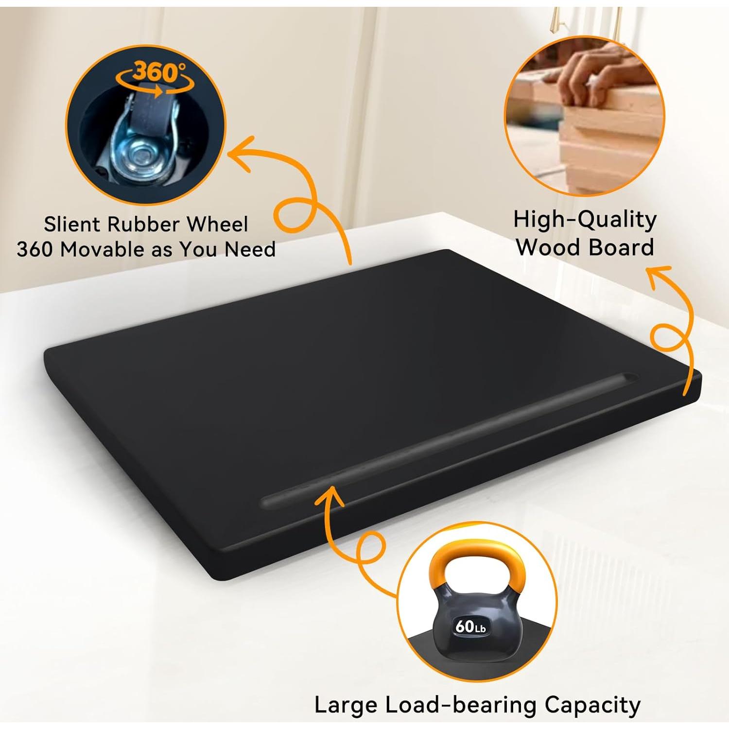 Bandeja Deslizante de Madera Lyonbi Profundo Grande 40x33 cm