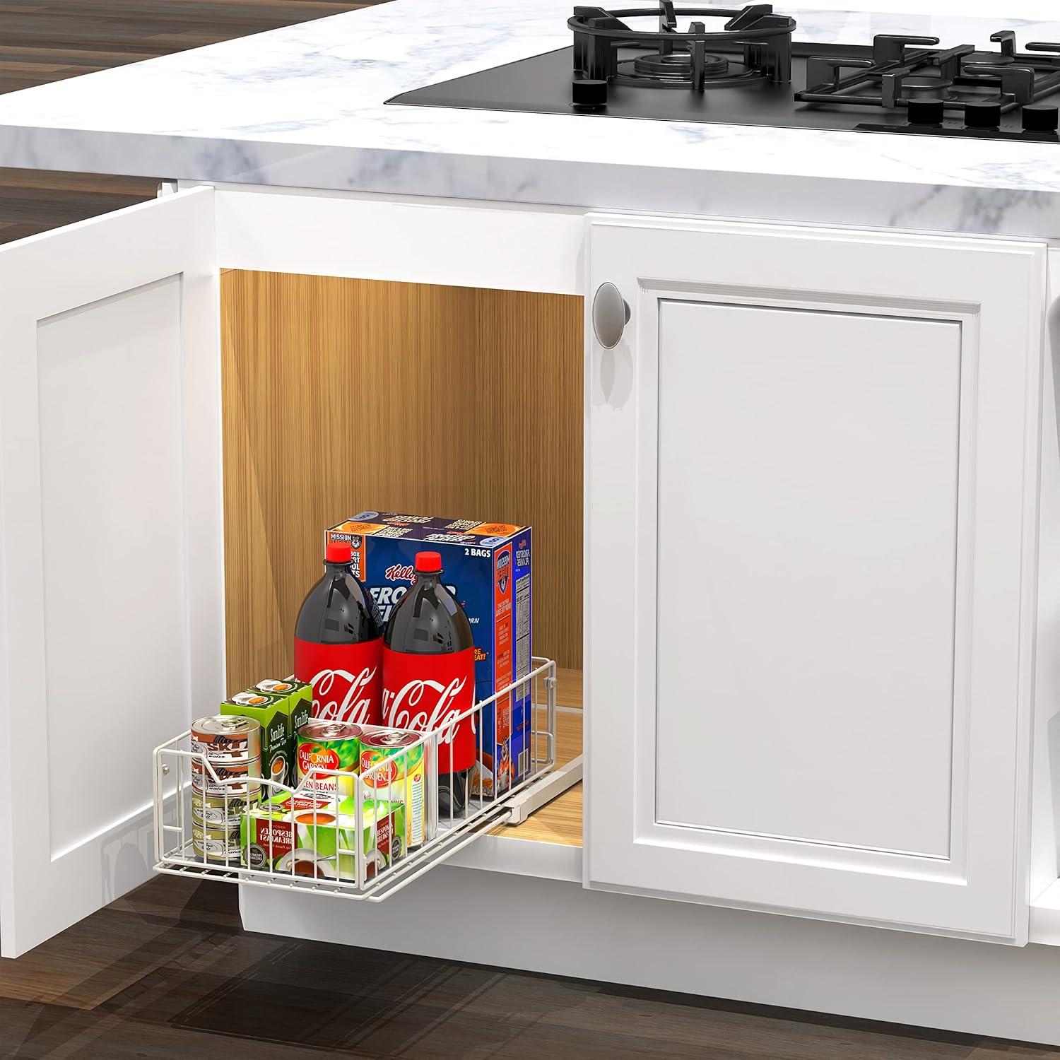 Organizador deslizante Simple Houseware 43,69x24,64x12,7 cm Blanco