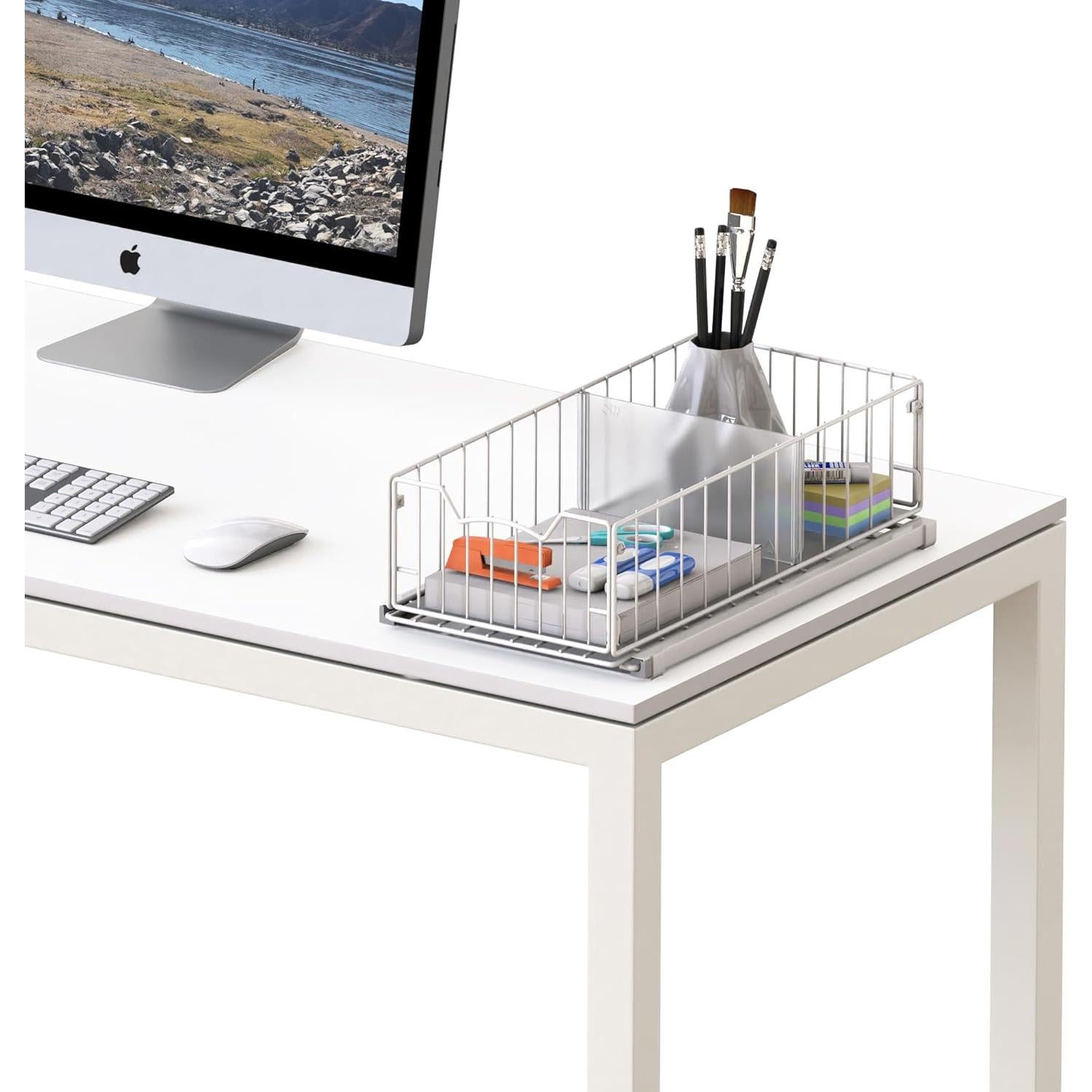 Organizador deslizante Simple Houseware 43,69x24,64x12,7 cm Blanco