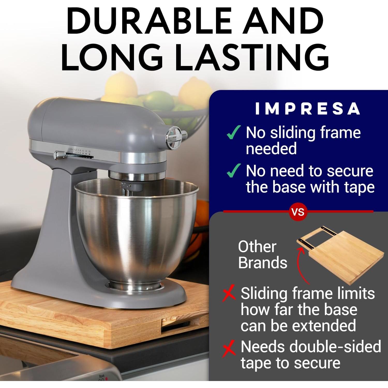 Bandeja Deslizante de Madera IMPRESA 2 Pack 33x33 cm