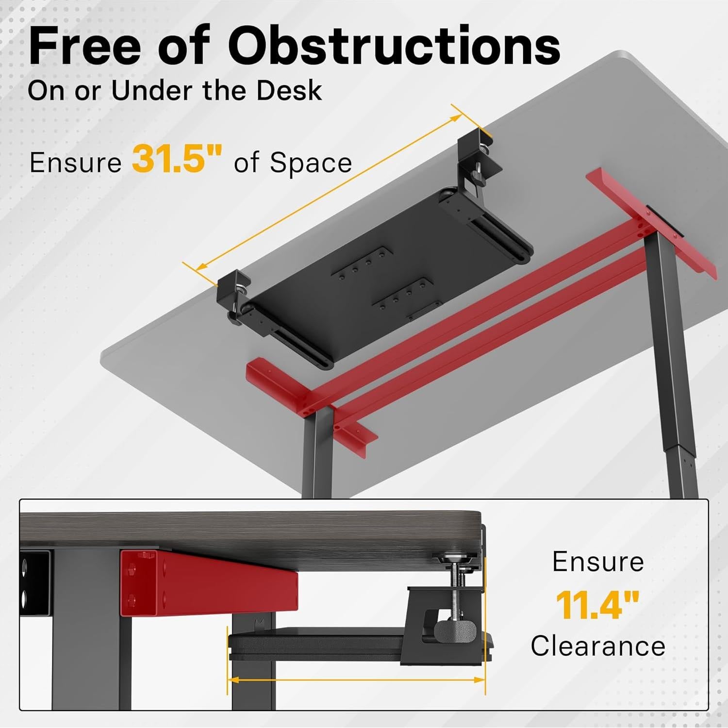 Bandeja para Teclado BONTEC KMT01 Deslizante Negra 65x30cm