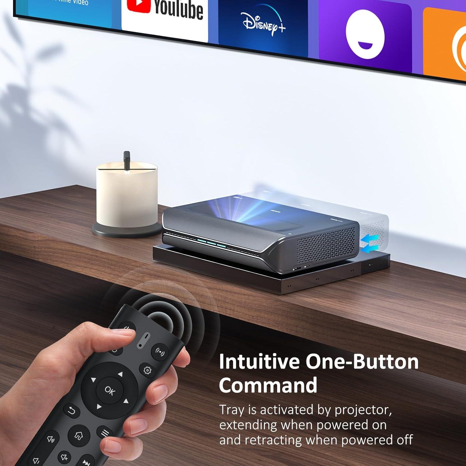 Bandeja Deslizante Motorizada NexiGo AS200 para Proyector UST 150"