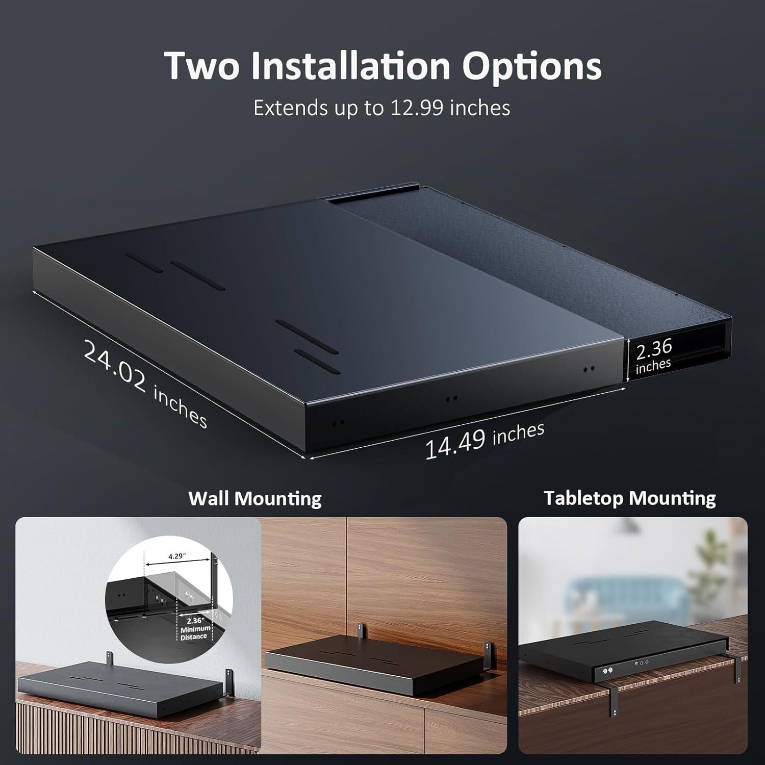 Bandeja Deslizante Motorizada NexiGo AS200 para Proyector UST 150"