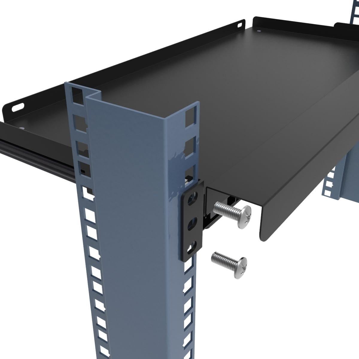 Bandeja para Teclado 1U Jingcheng 20,32 cm Deslizante Rack