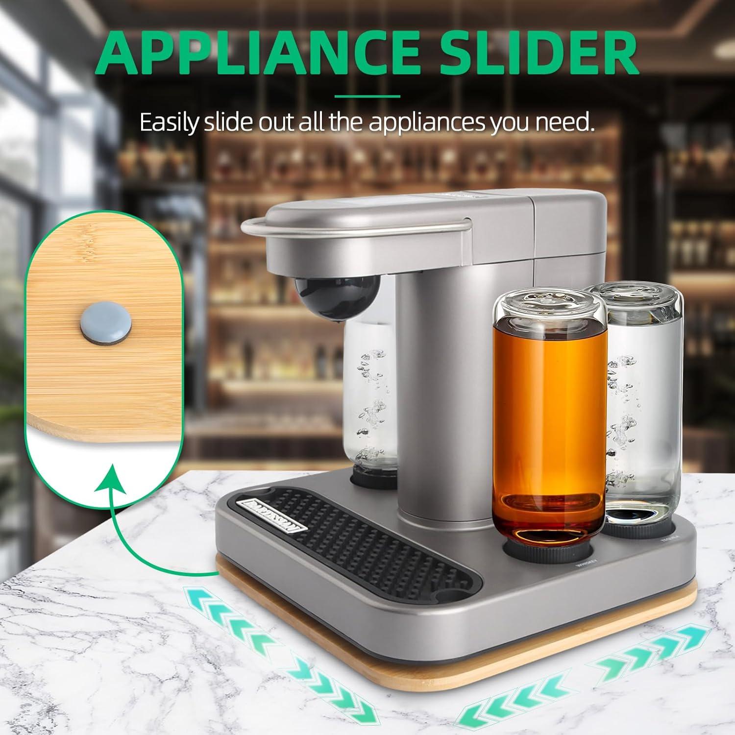 Bandeja Deslizante de Bambú GIASSVIO para Bartesian