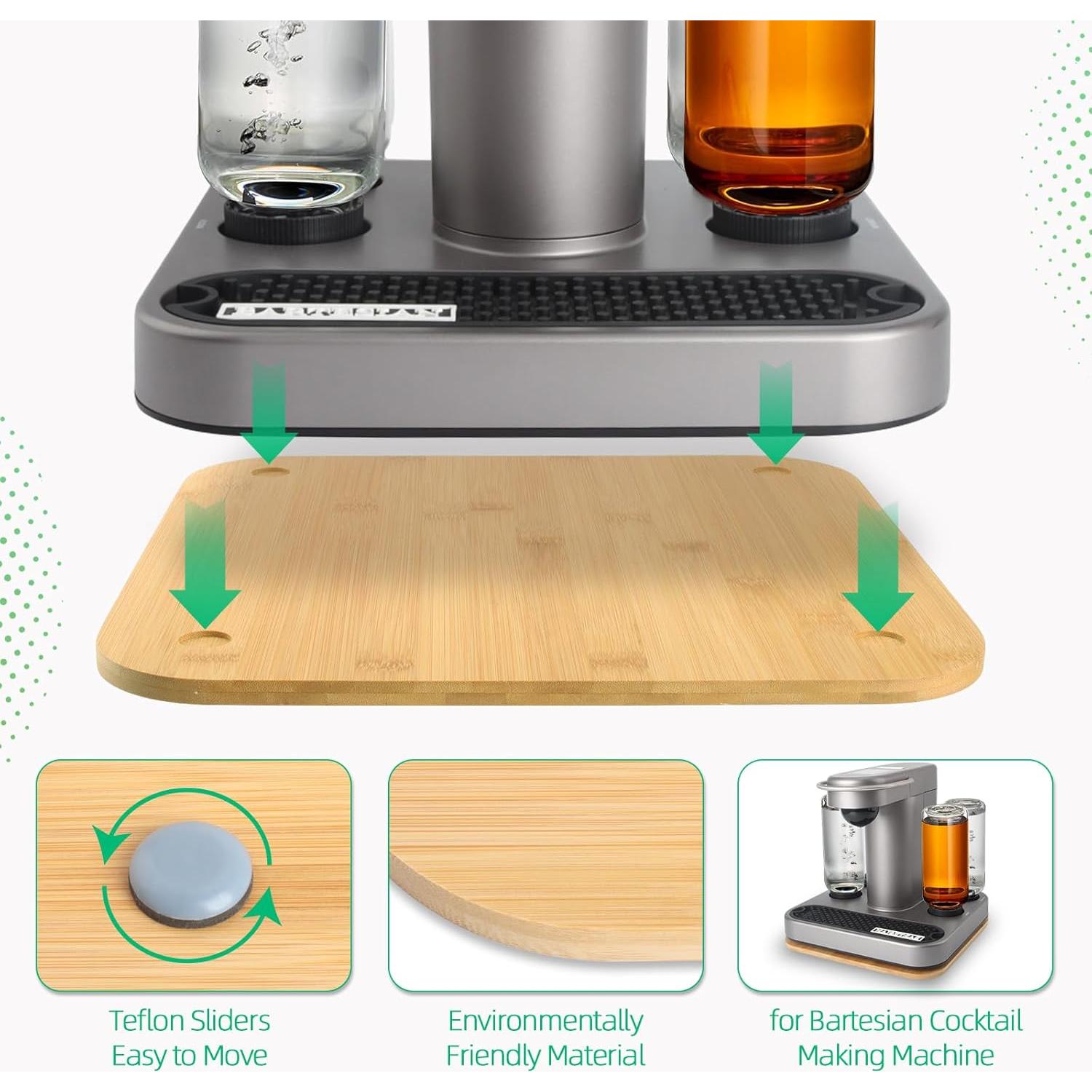 Bandeja Deslizante de Bambú GIASSVIO para Bartesian