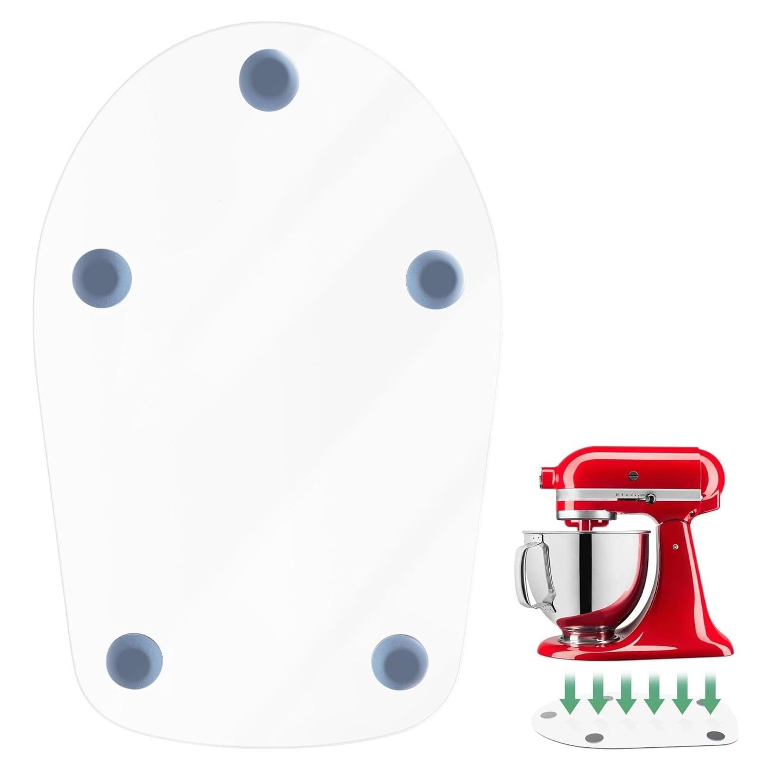 Alfombrilla deslizante KitchenAid 4.5 QT acrílica transparente
