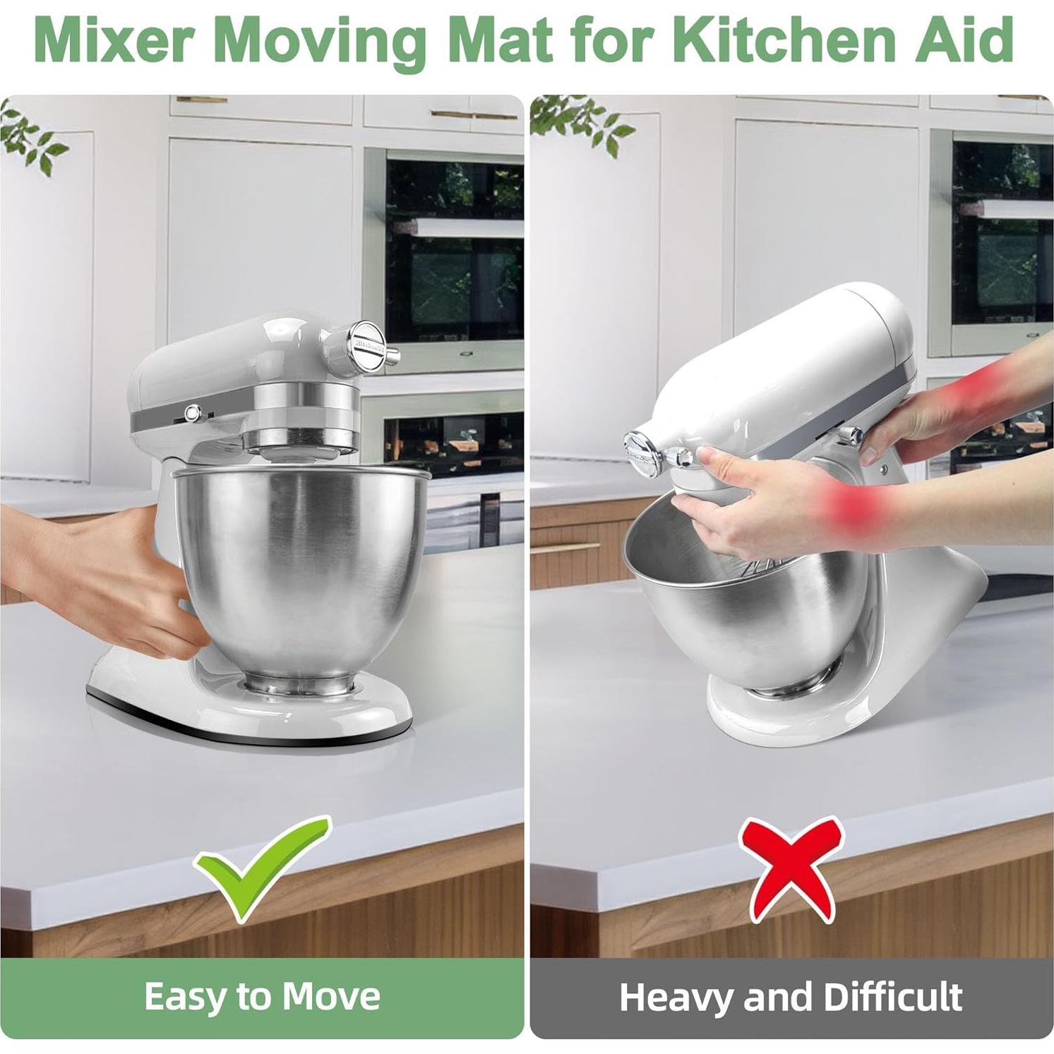 Alfombrilla deslizante KitchenAid 4.5 QT acrílica transparente