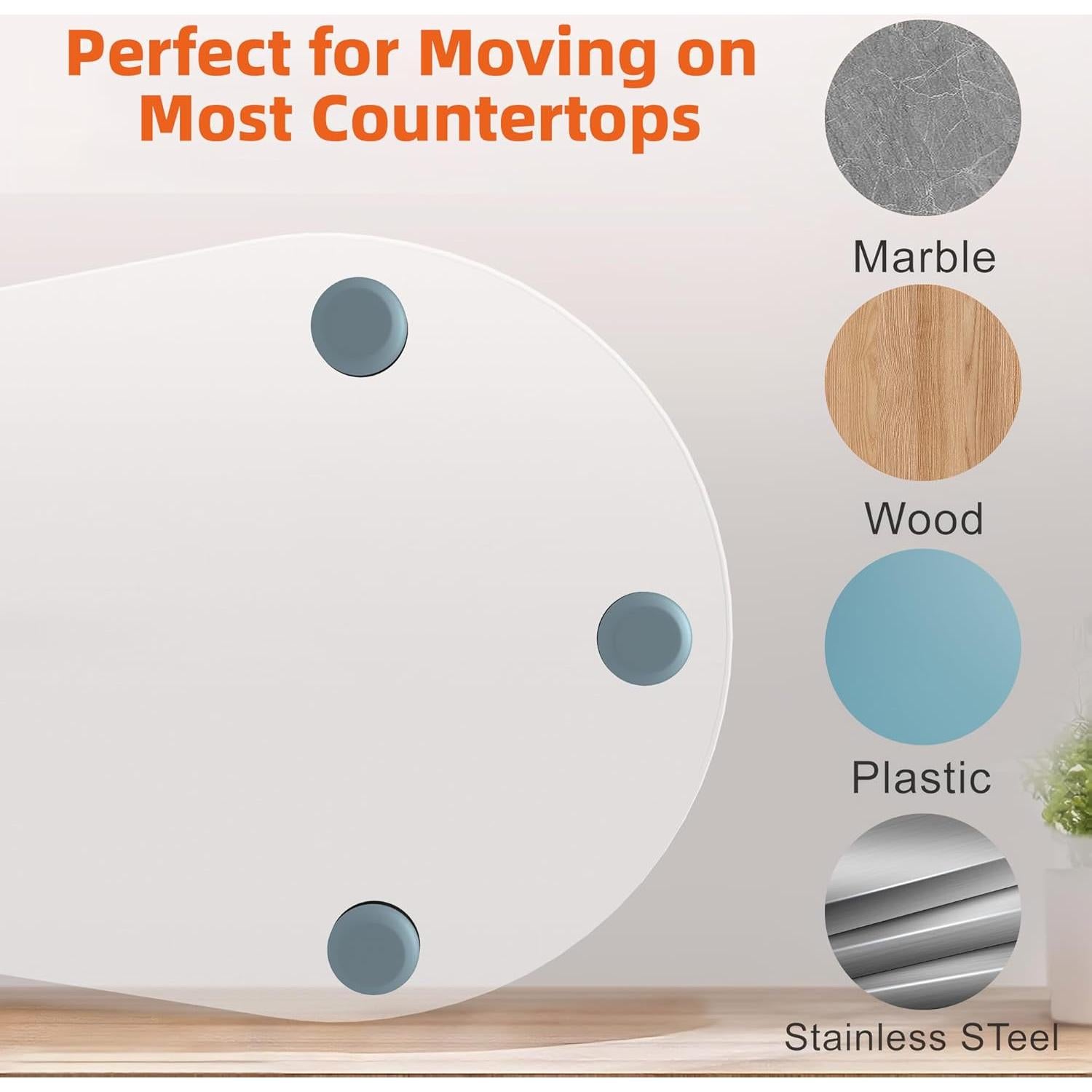 Alfombrilla deslizante KitchenAid 4.5 QT acrílica transparente