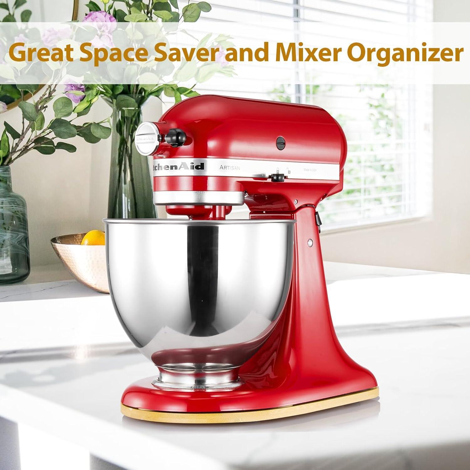 Bandeja Deslizante de Bambú para KitchenAid 4.5-5 Qt