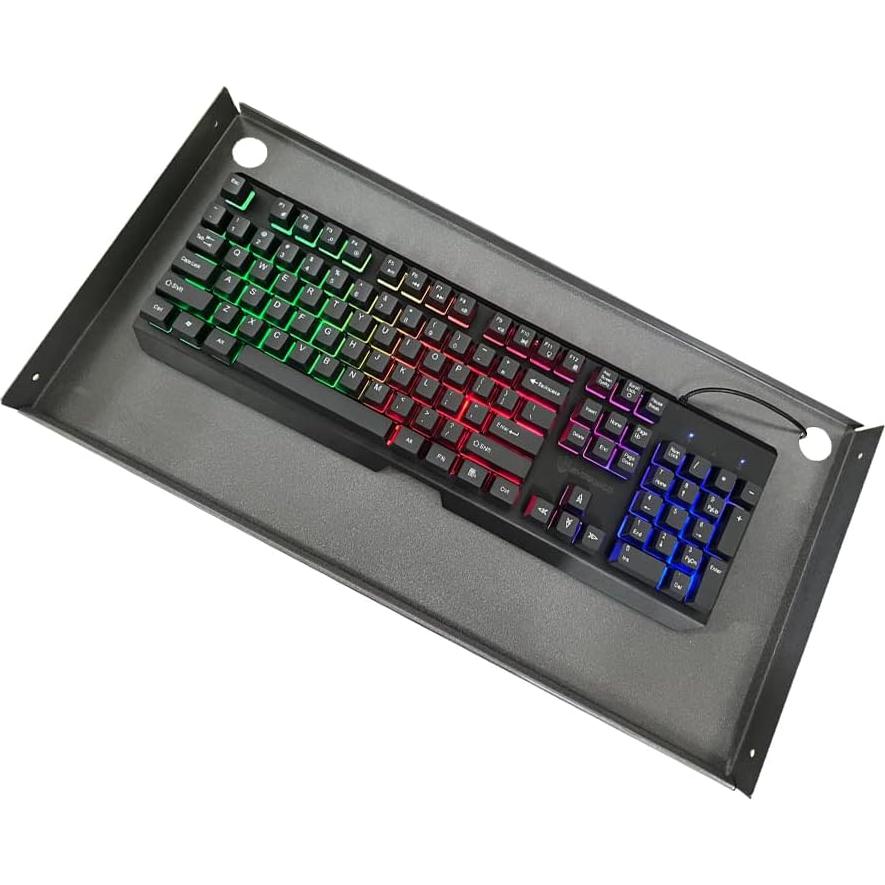 Bandeja deslizante para teclado FUZADEL 53x26.7 cm acero