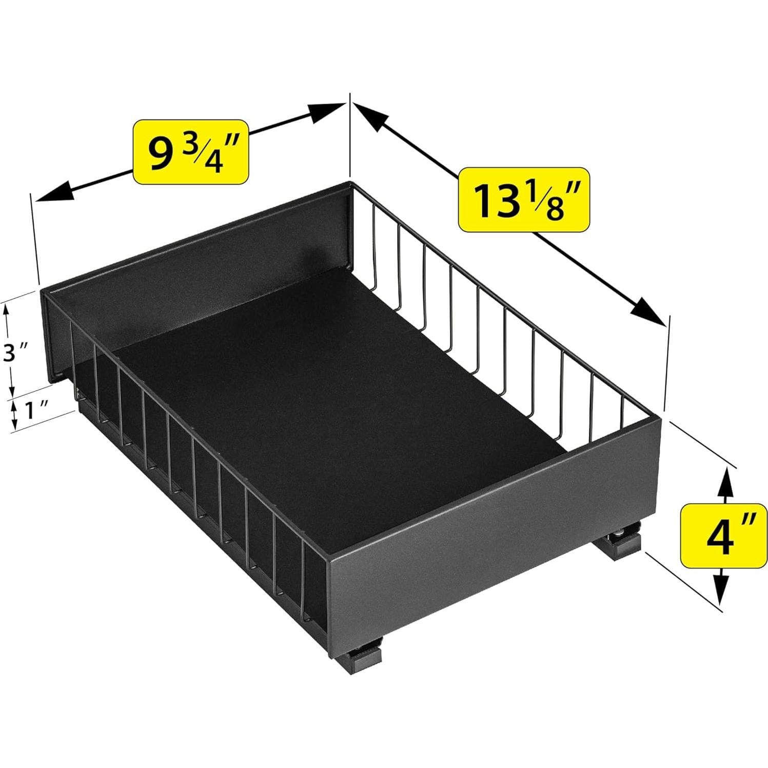 Organizador Extraíble LYNK PROFESSIONAL 35,56x25,10cm Negro