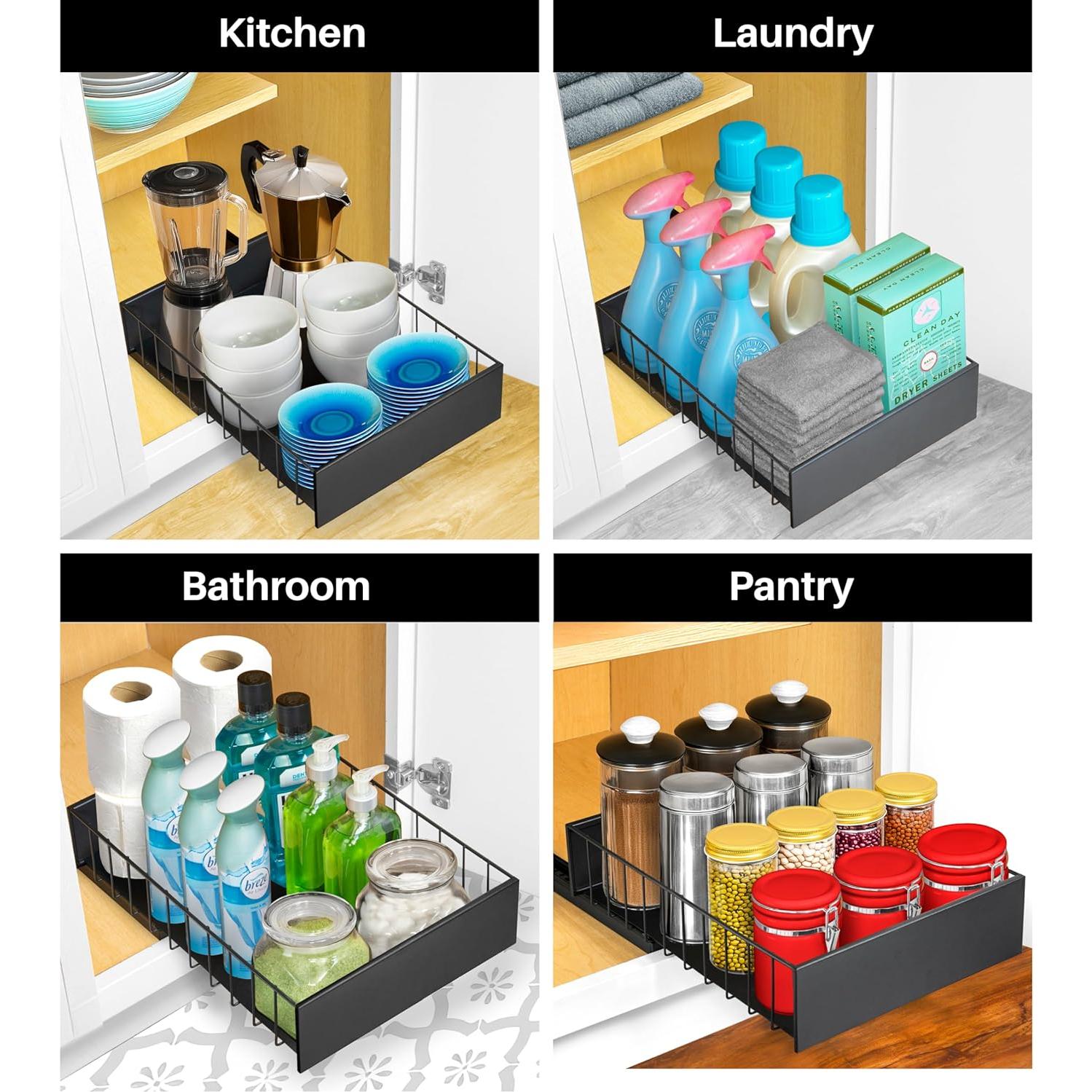 Organizador Extraíble LYNK PROFESSIONAL 35,56x25,10cm Negro