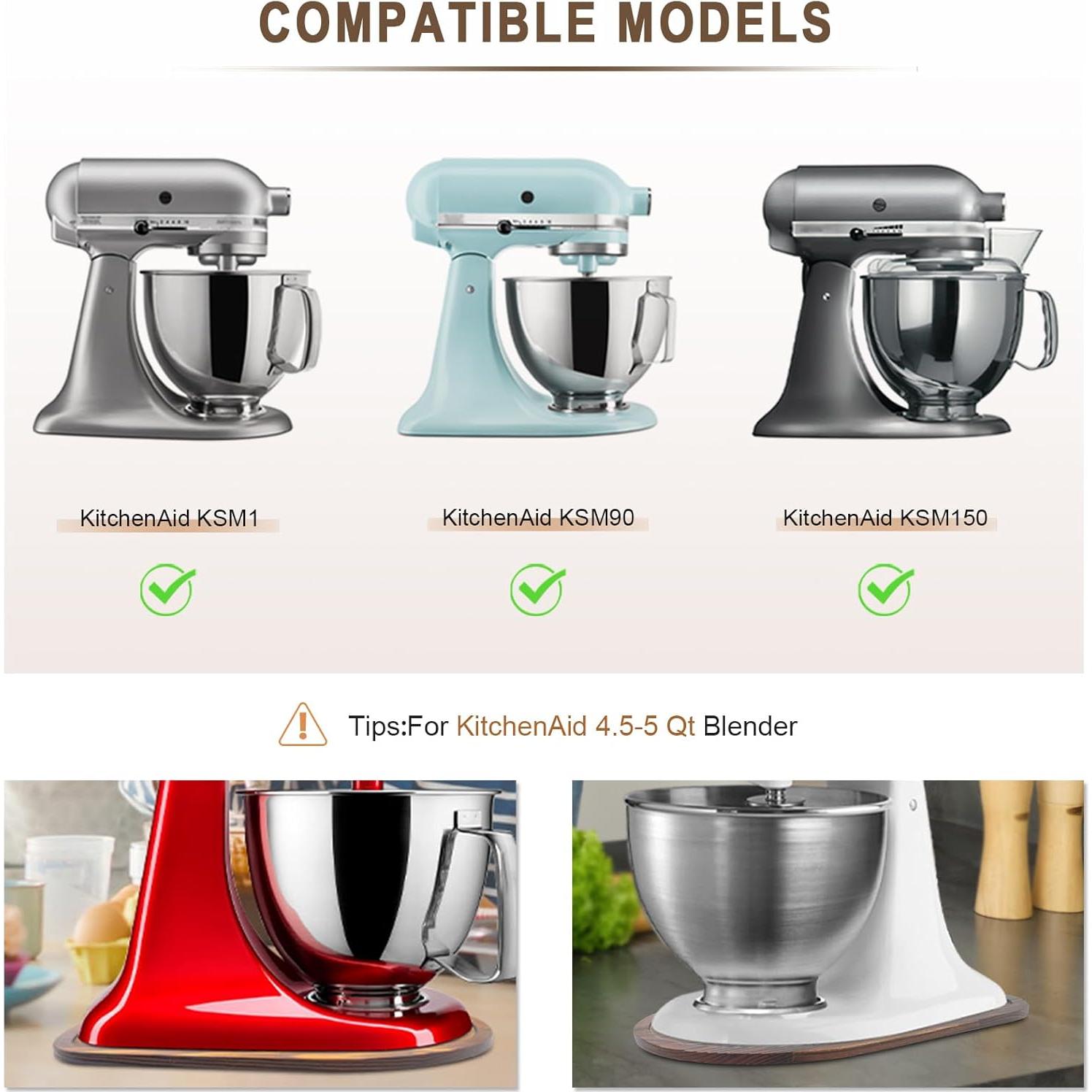 Alfombrilla deslizante KitchenAid 4.5-5 Qt con organizador