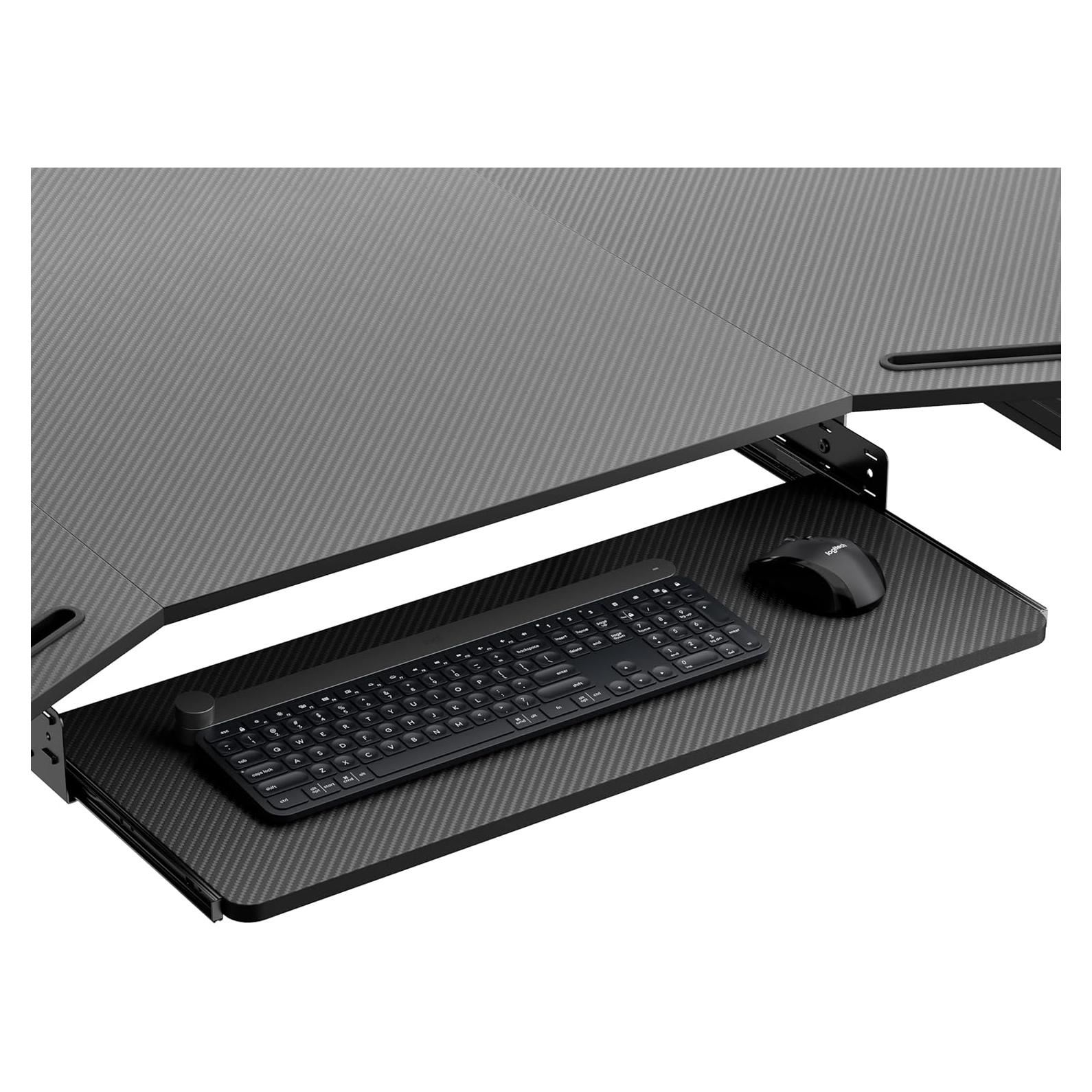 Bandeja de Teclado Ajustable EUREKA ERGONOMIC 71x28 cm