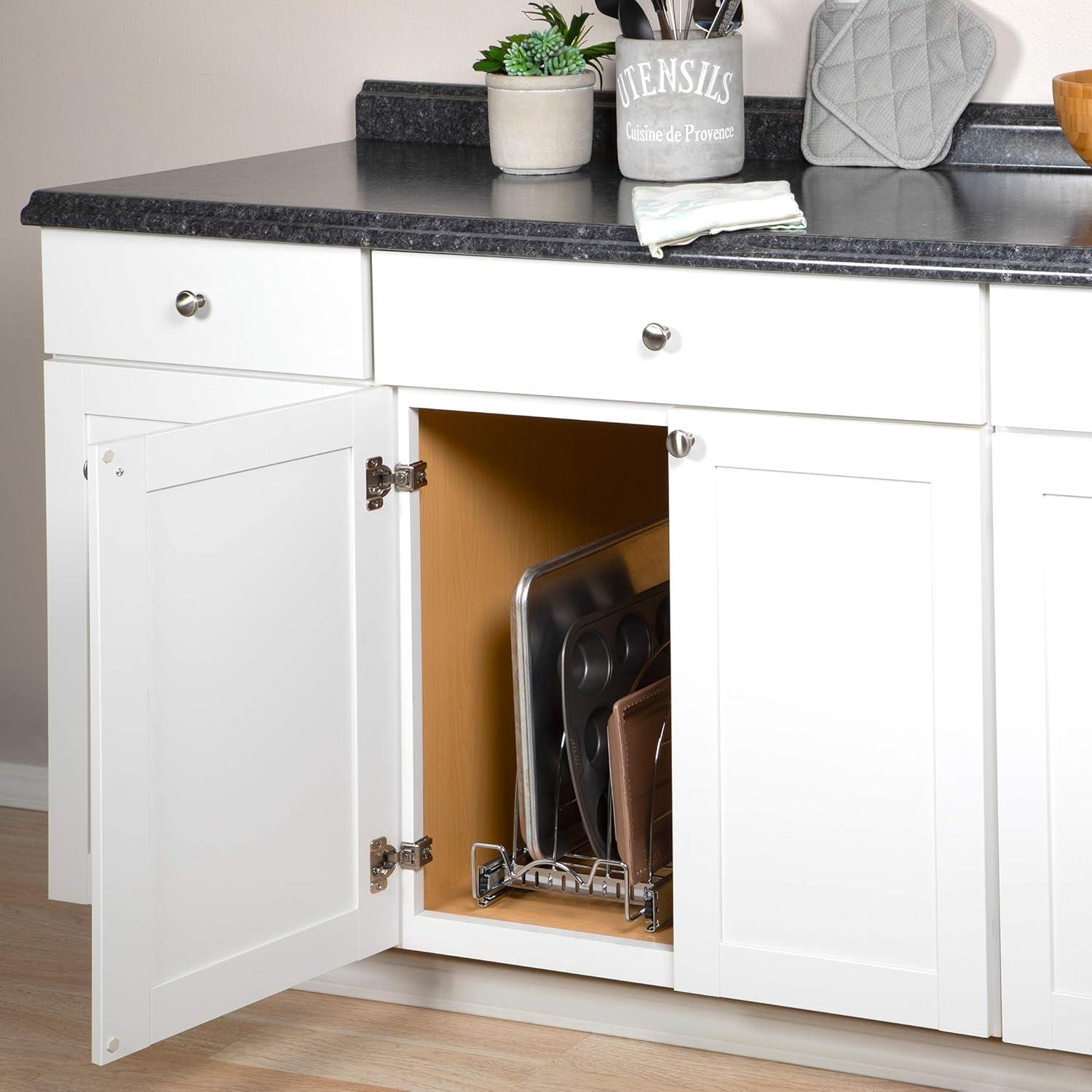 Organizador Extraíble HOLDN STORAGE Cromo 21x22cm para Cocina