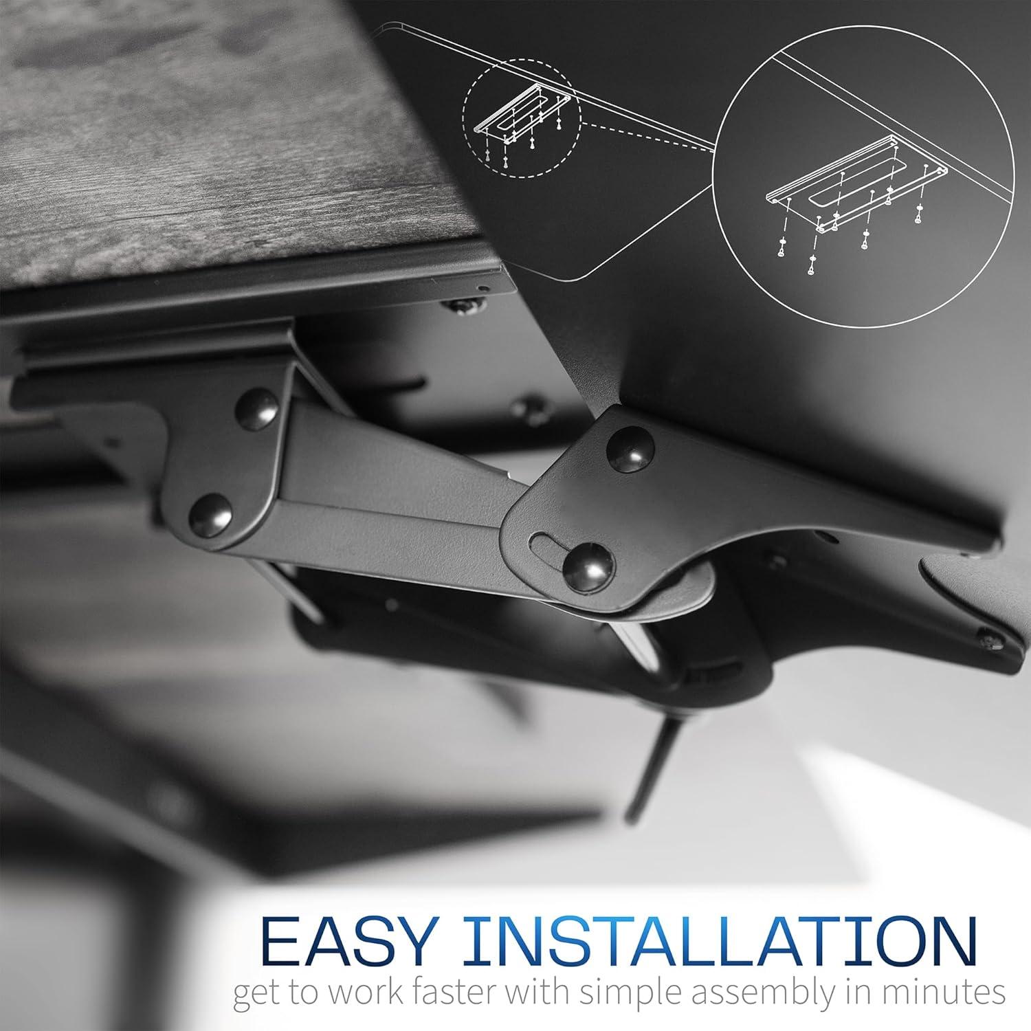 Bandeja Ergonómica VIVO para Teclado y Ratón 63,5 cm