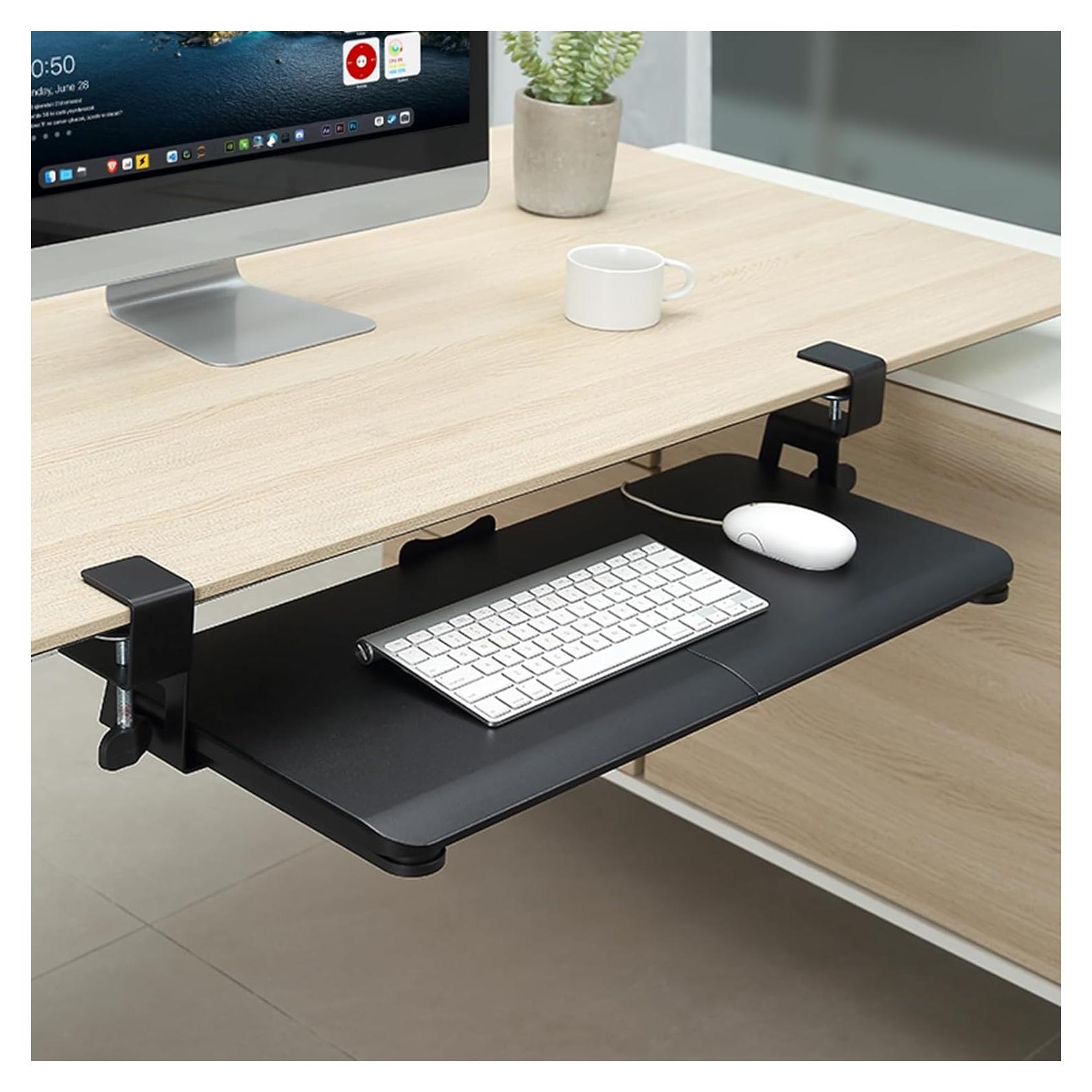 Bandeja de Teclado Deslizante DQCGLY 76x30cm Negro