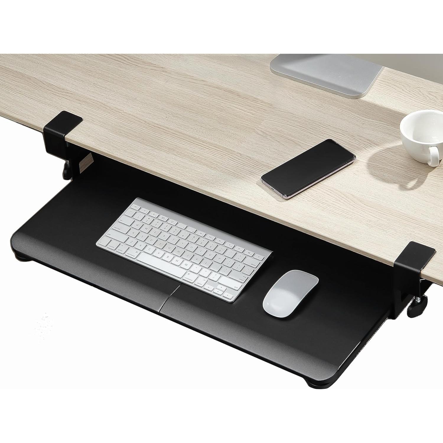 Bandeja de Teclado Deslizante DQCGLY 76x30cm Negro