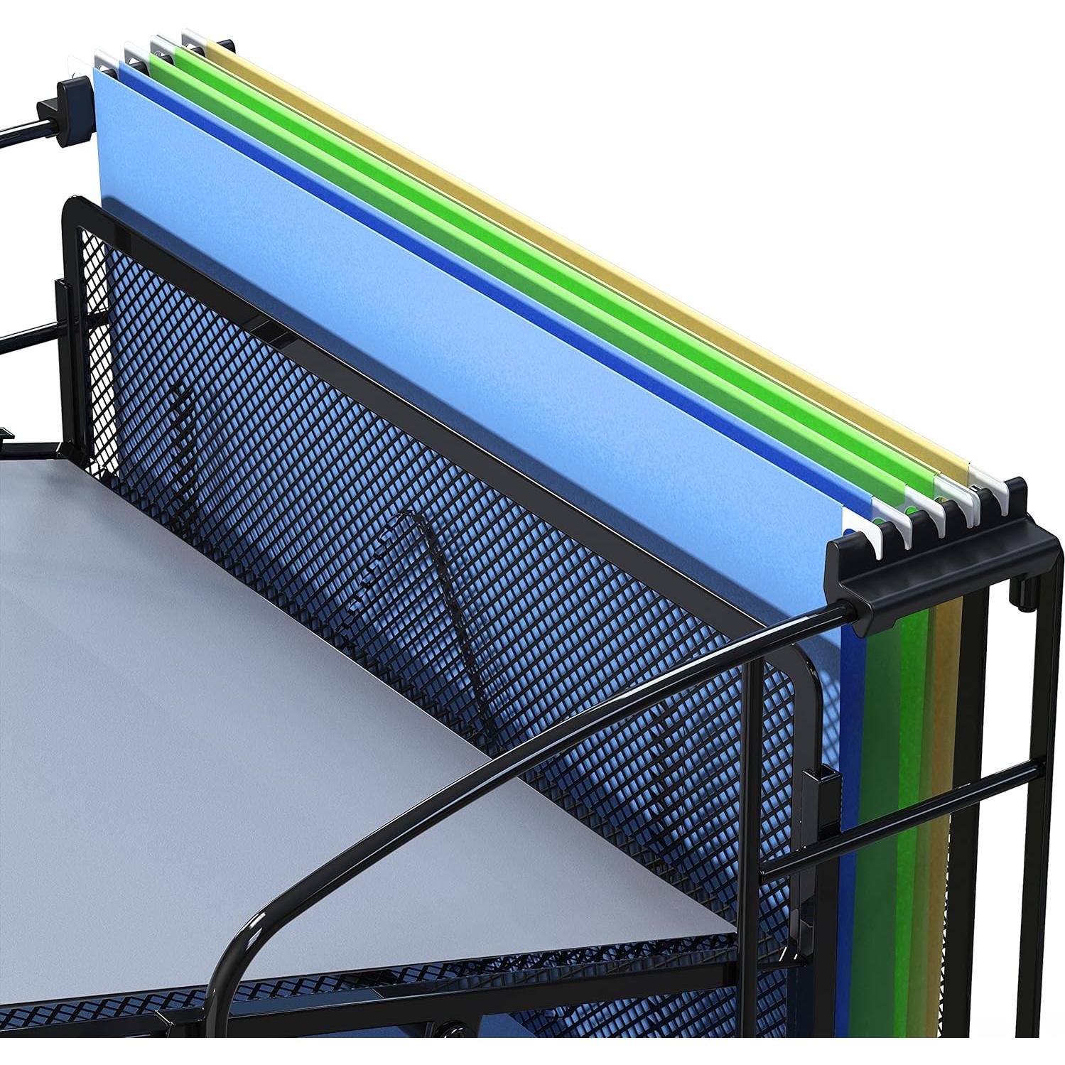 Organizador de Documentos Simple Houseware Negro 3 Niveles