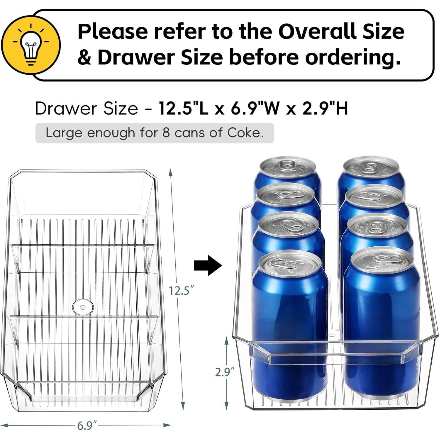 Organizador Transparente 2 Niveles LANDNEOO - Multiuso 31.75x20.32 cm