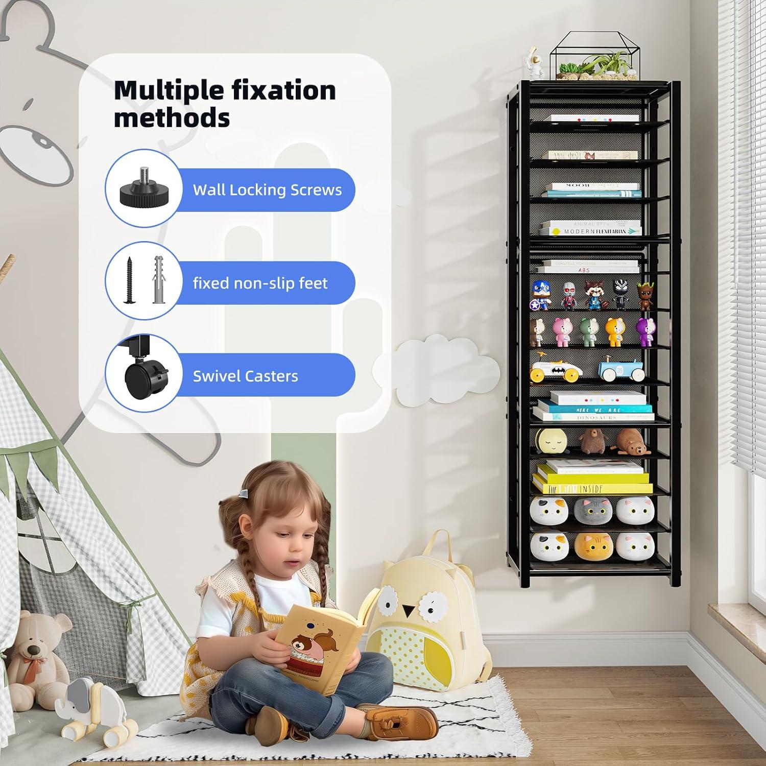 Carro de Archivo Rodante Simple Trending 14 Niveles Negro