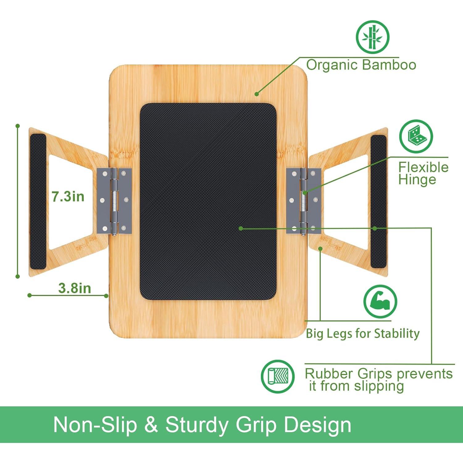 Bandeja para Brazo de Sofá Danfoxer de Bambú Natural