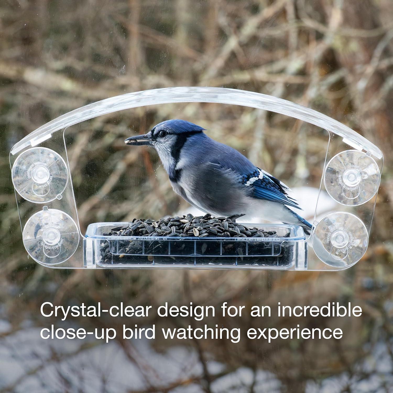 Comedero de Ventana Acrílico Jacobi Jayne Sky Deck 37x17 cm