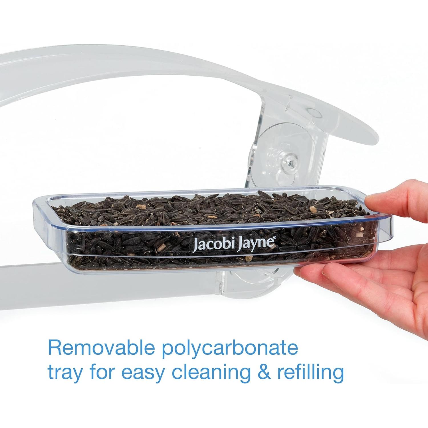 Comedero de Ventana Acrílico Jacobi Jayne Sky Deck 37x17 cm