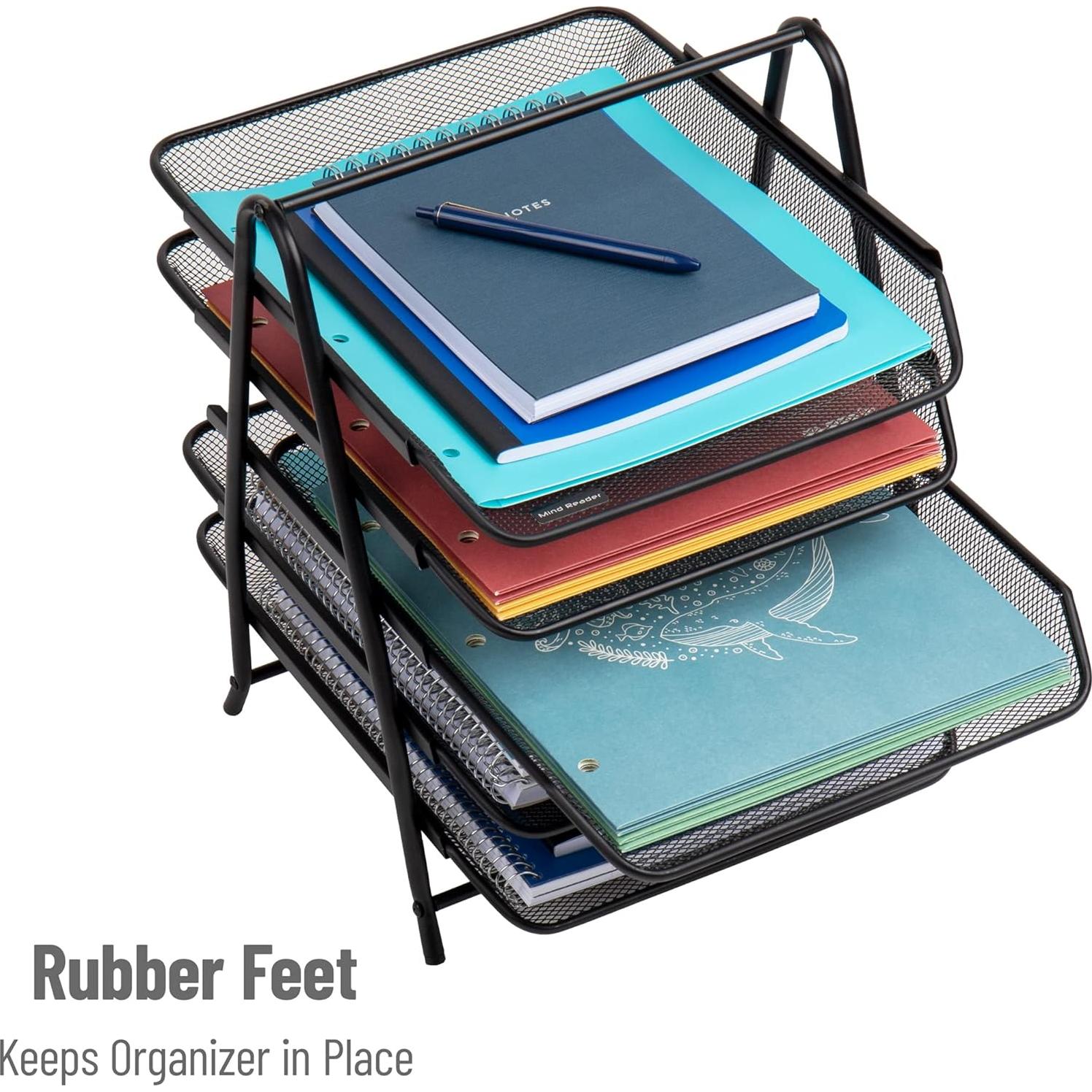 Organizador de Escritorio 5 Niveles Mind Reader Negro